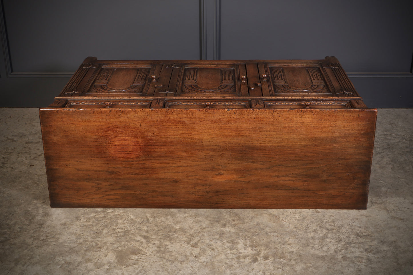 Carved Oak Sideboard