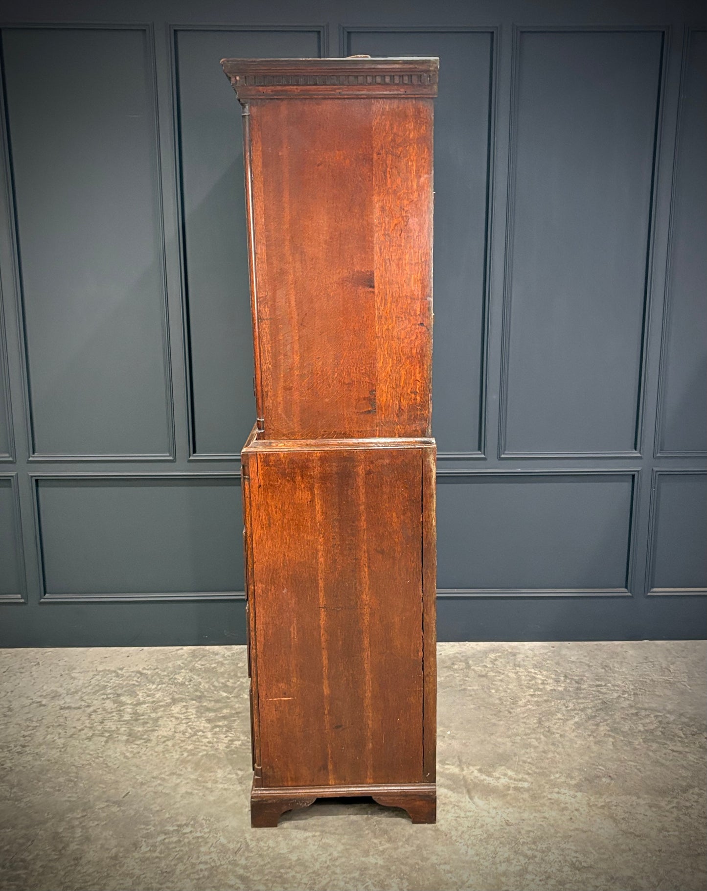 18th Century Carved Oak Housekeepers Cupboard