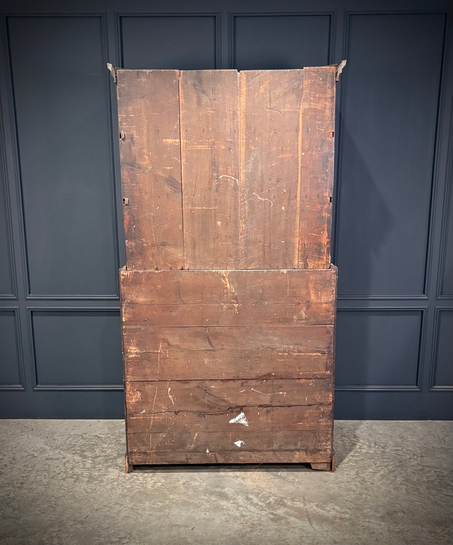 18th Century Carved Oak Housekeepers Cupboard