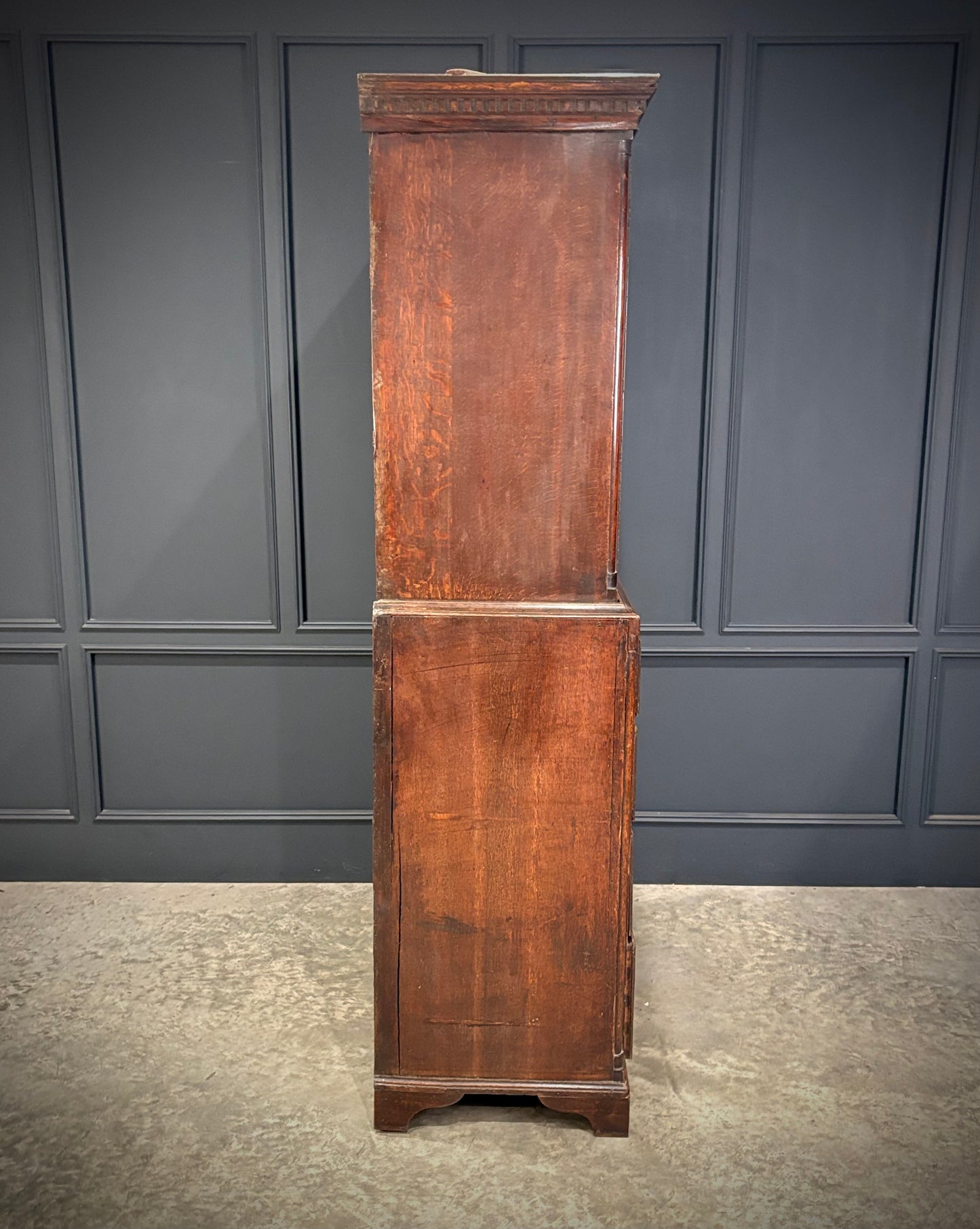 18th Century Carved Oak Housekeepers Cupboard