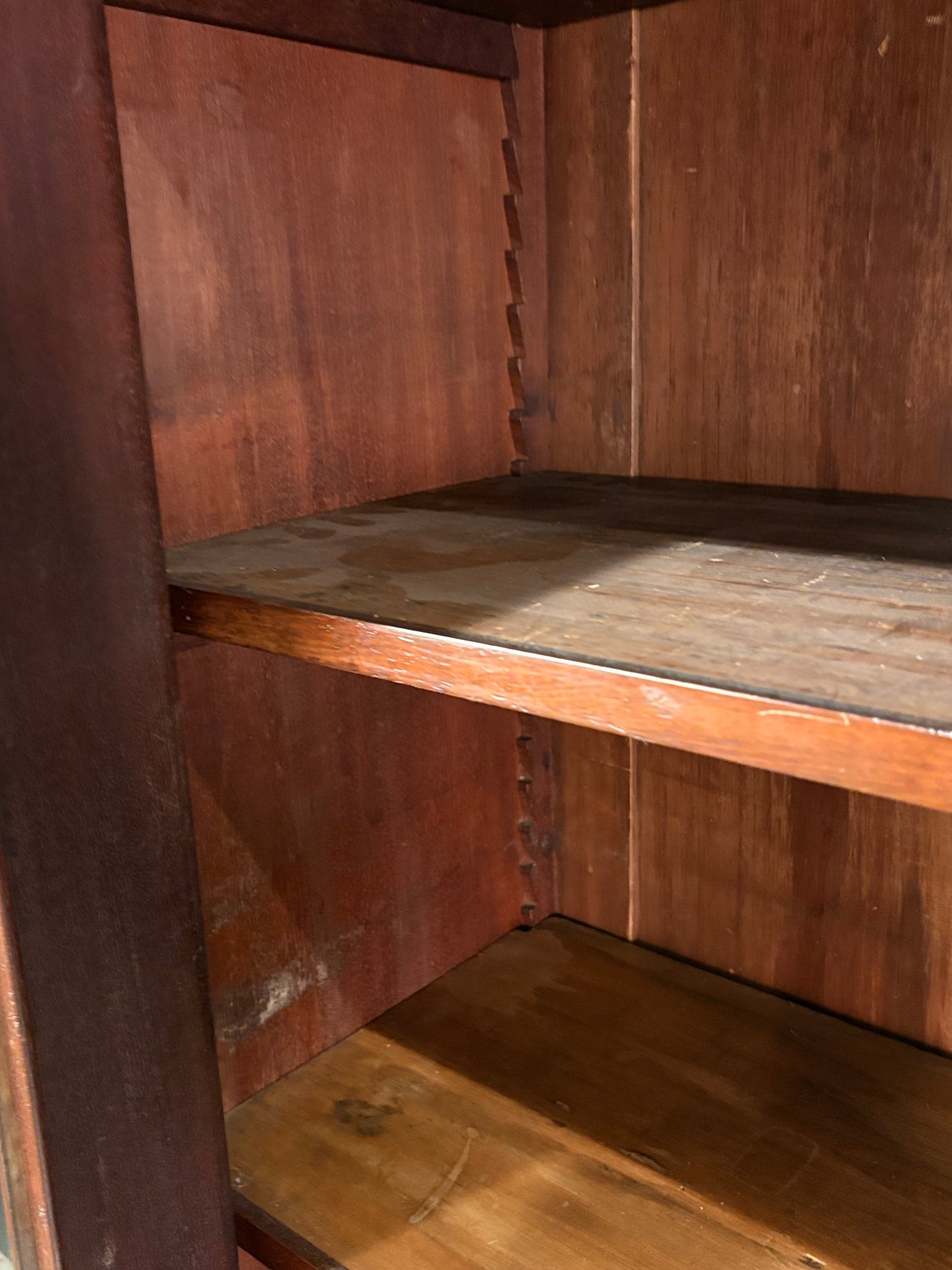 Large Victorian Mahogany Glazed Bookcase