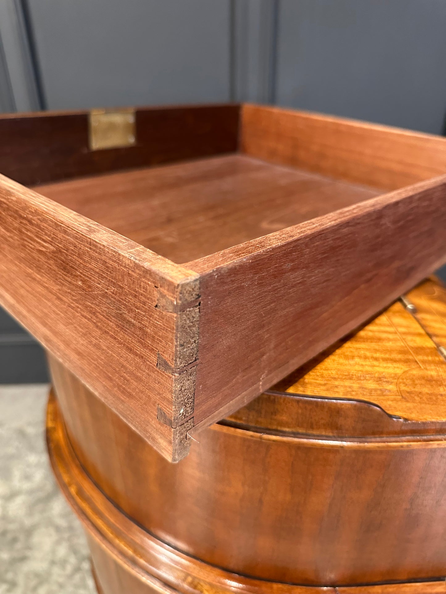 Inlaid Mahogany Carlton House Desk