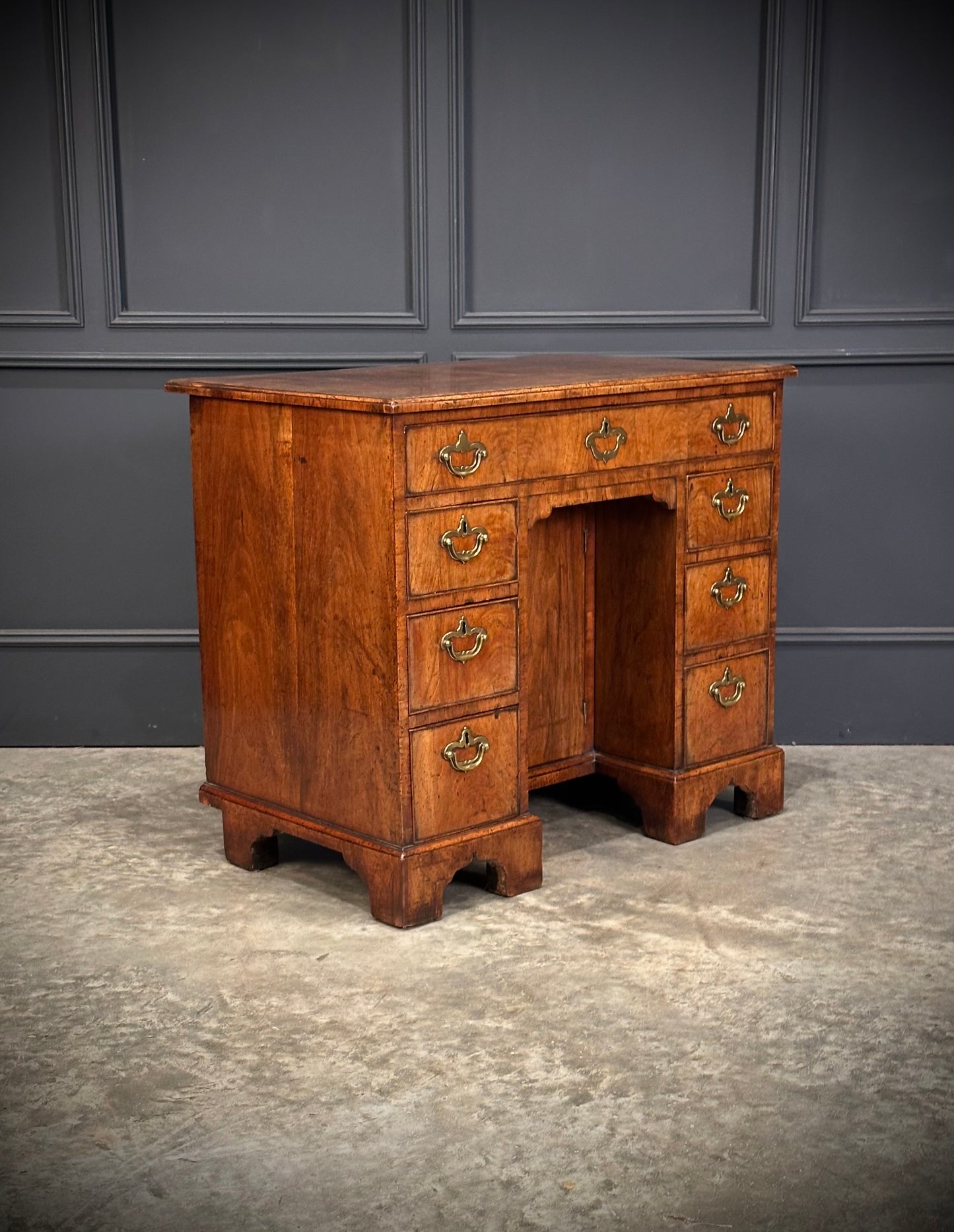 18th Century Walnut Kneehole Desk
