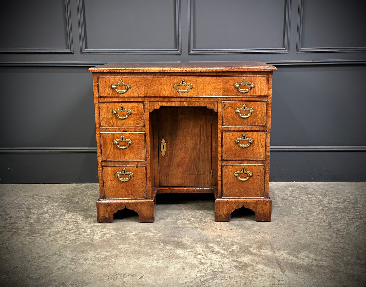 18th Century Walnut Kneehole Desk