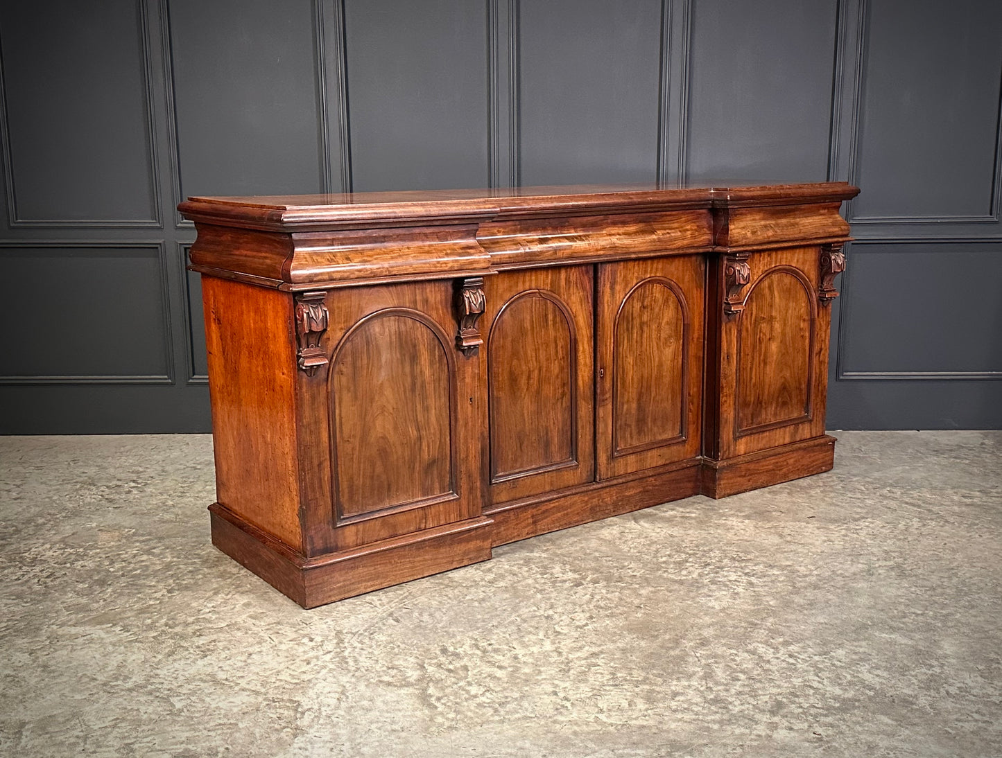 Victorian Mahogany 4 Door Sideboard