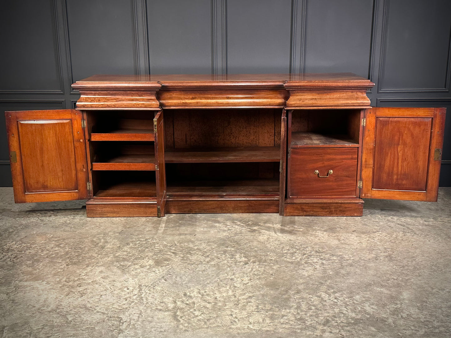 Victorian Mahogany 4 Door Sideboard