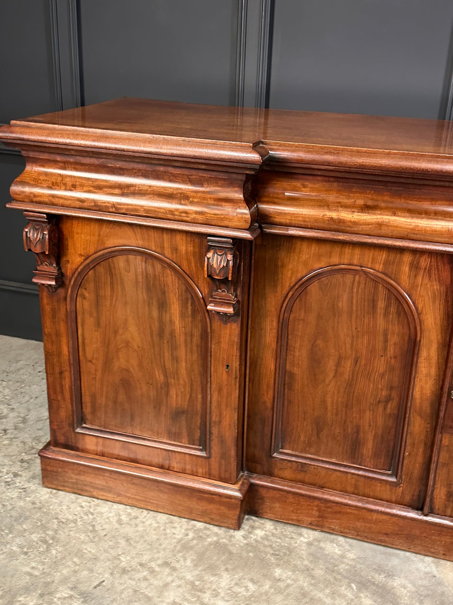 Victorian Mahogany 4 Door Sideboard