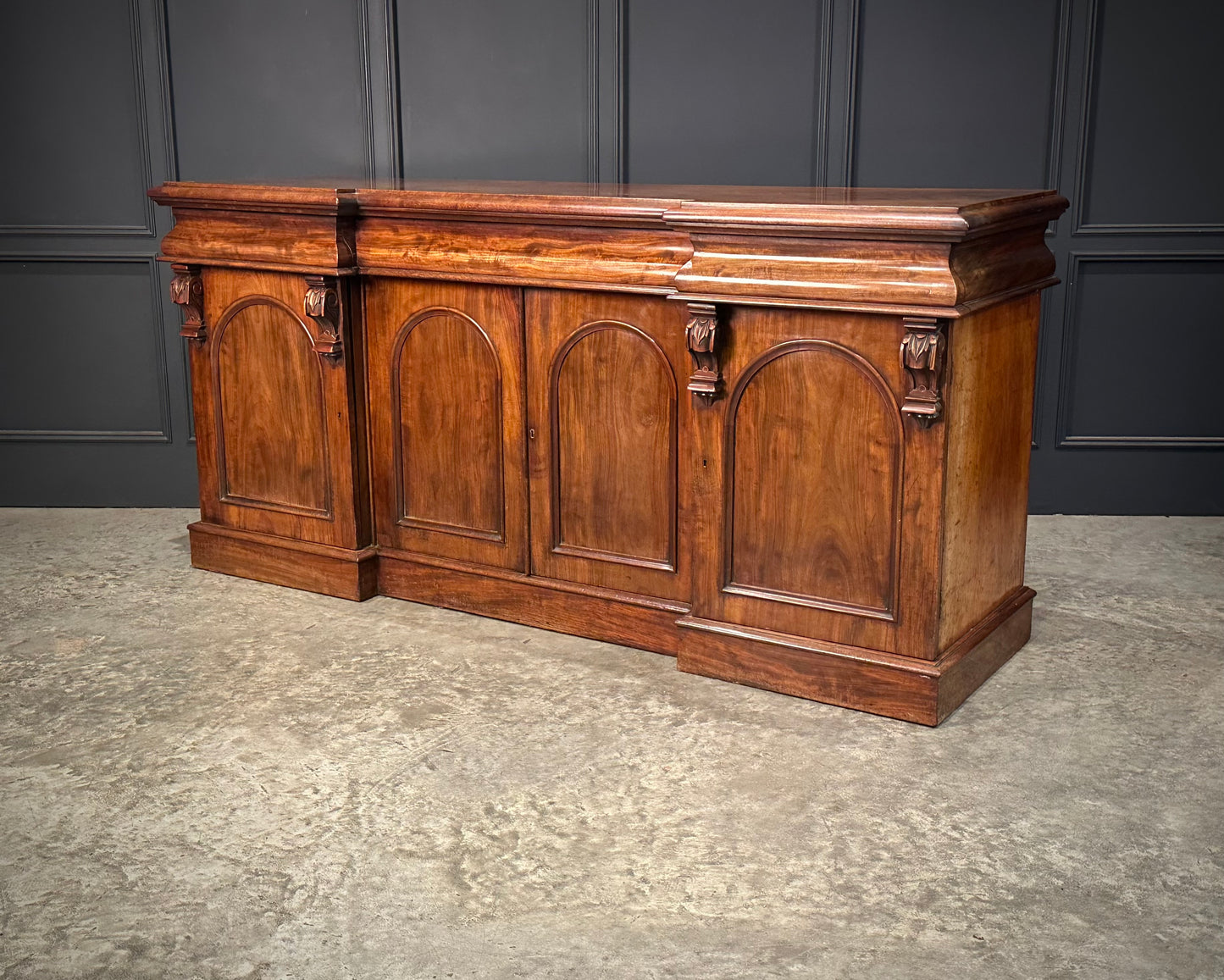 Victorian Mahogany 4 Door Sideboard