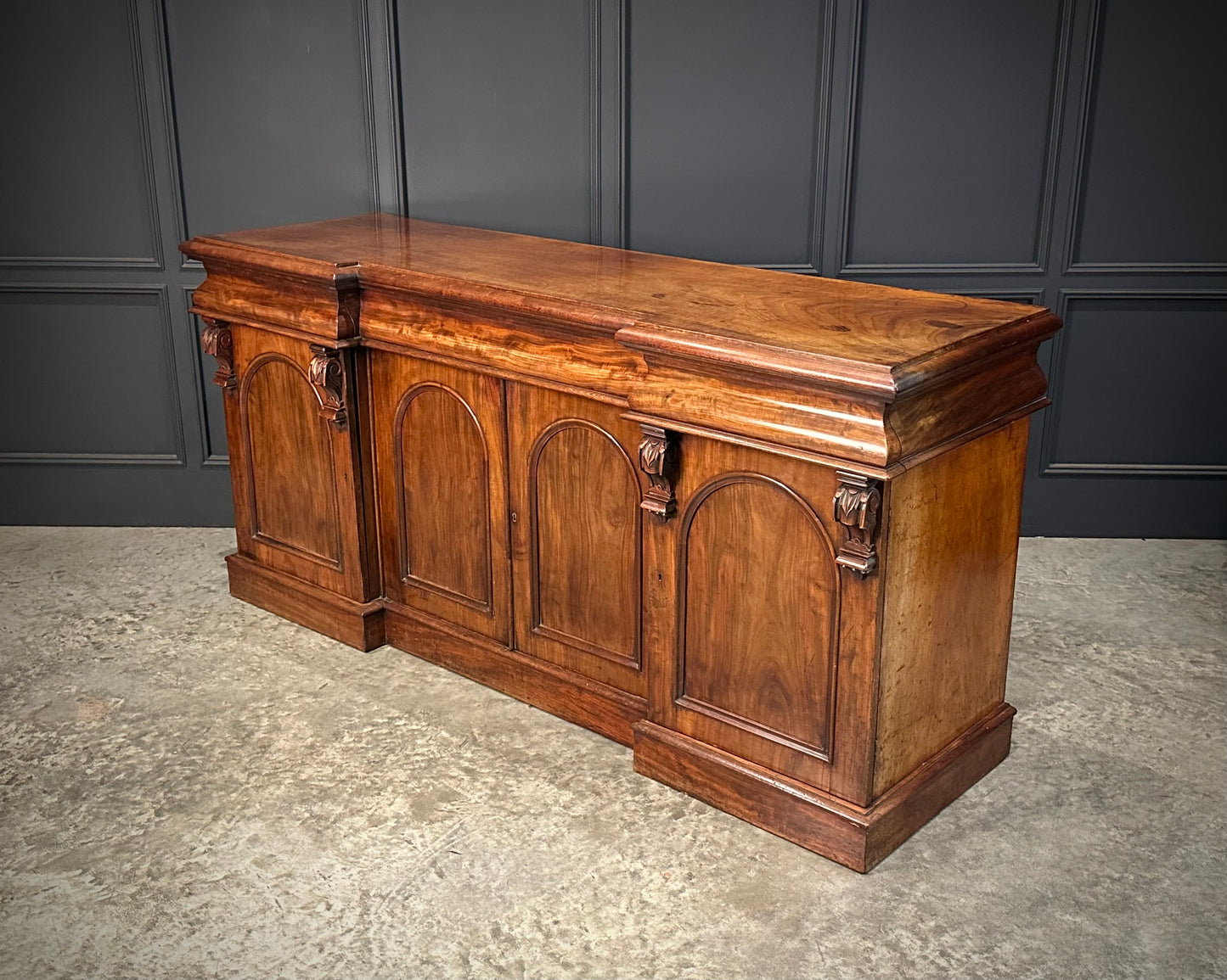 Victorian Mahogany 4 Door Sideboard