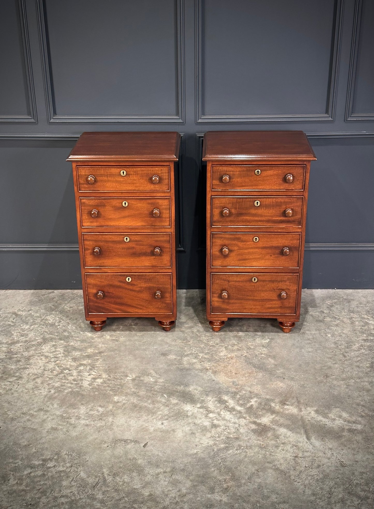Pair of Quality Mahogany Bedside Chests