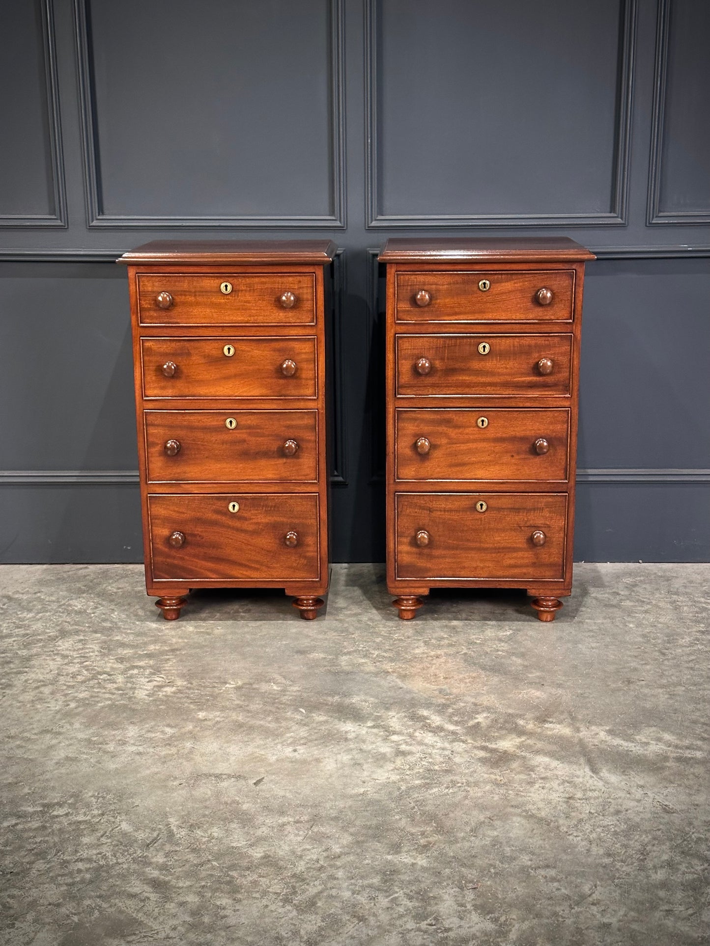 Pair of Quality Mahogany Bedside Chests