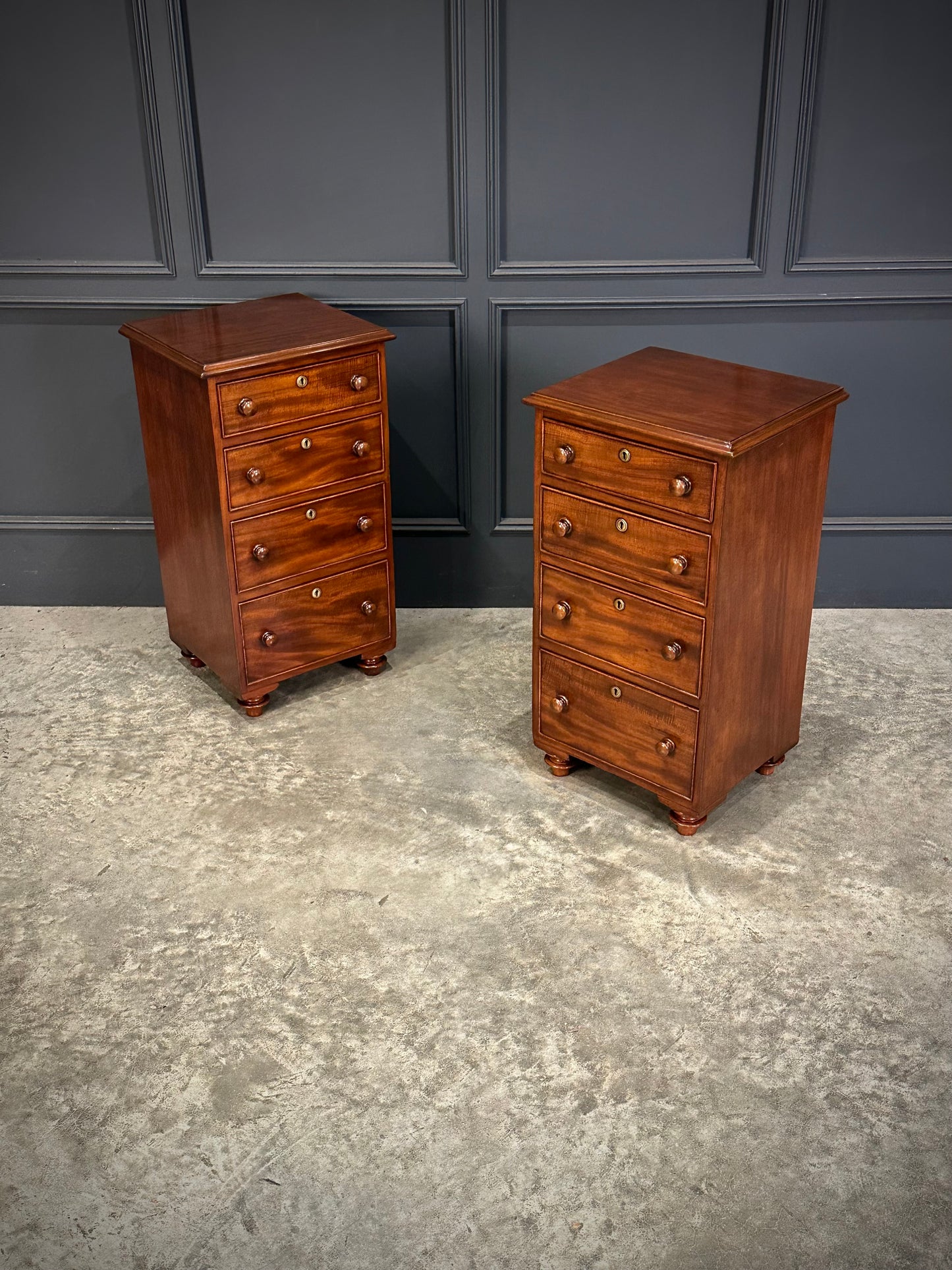 Pair of Quality Mahogany Bedside Chests