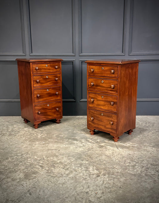 Pair of Quality Mahogany Bedside Chests