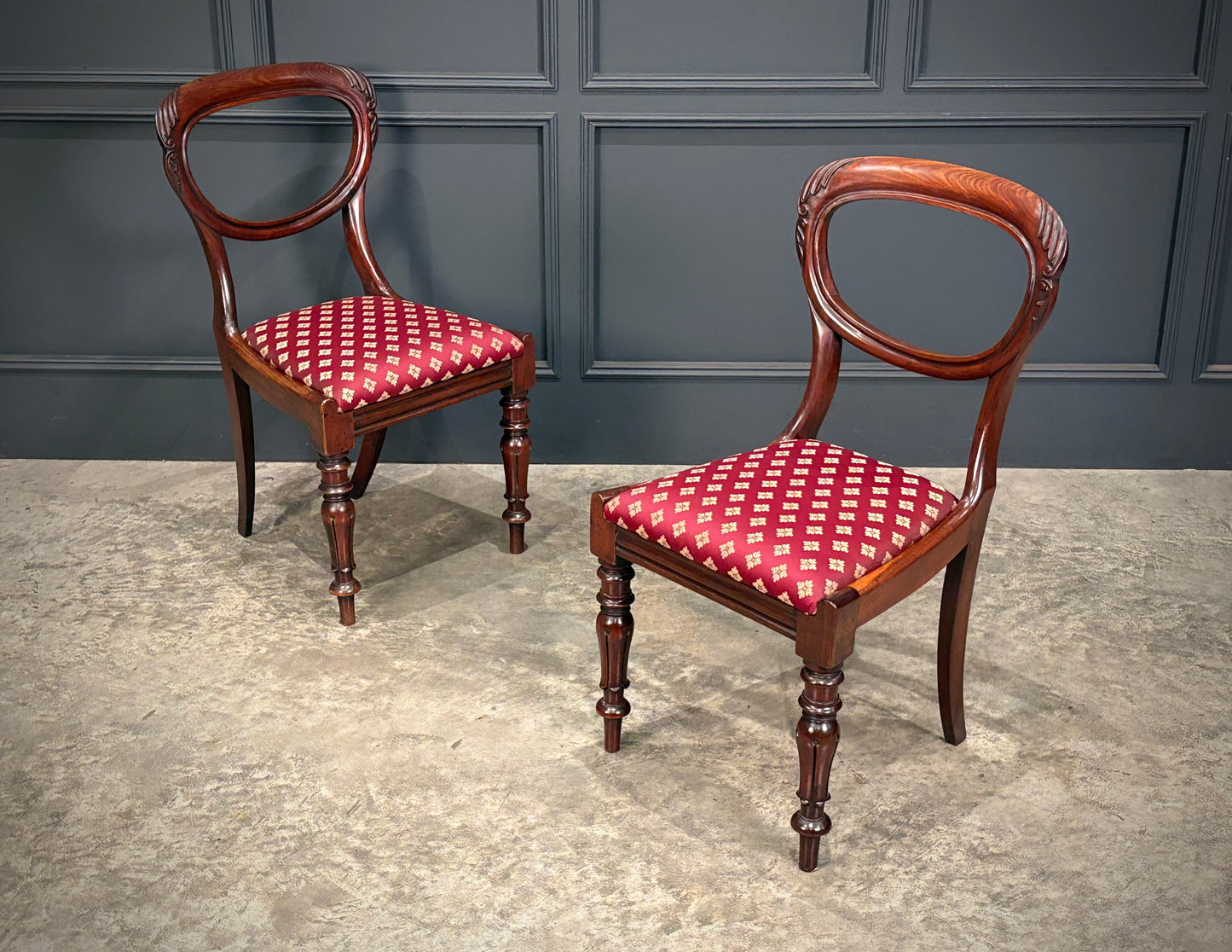 Pair of Mahogany Chairs