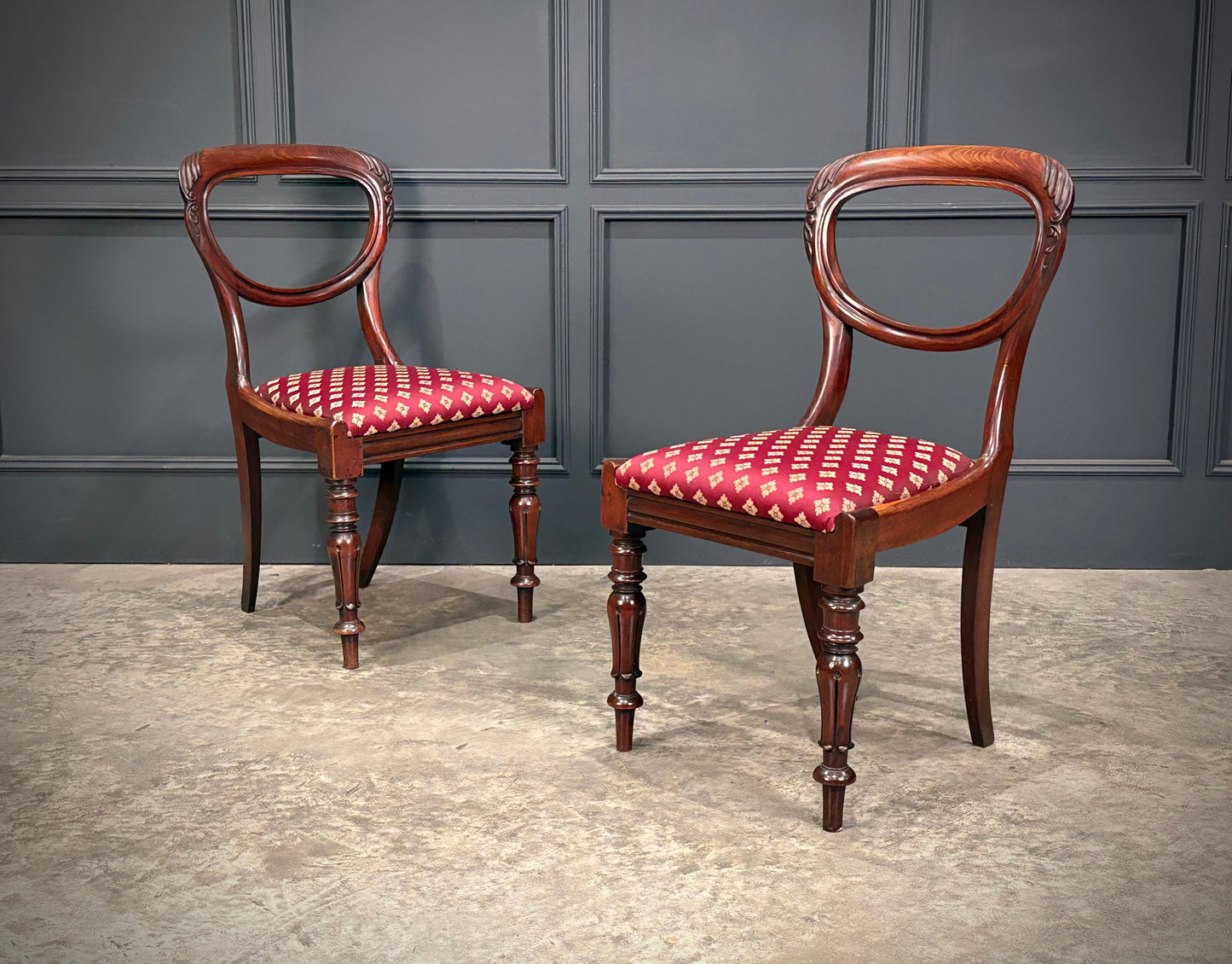 Pair of Mahogany Chairs
