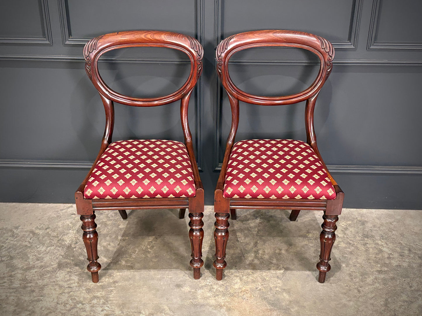 Pair of Mahogany Chairs