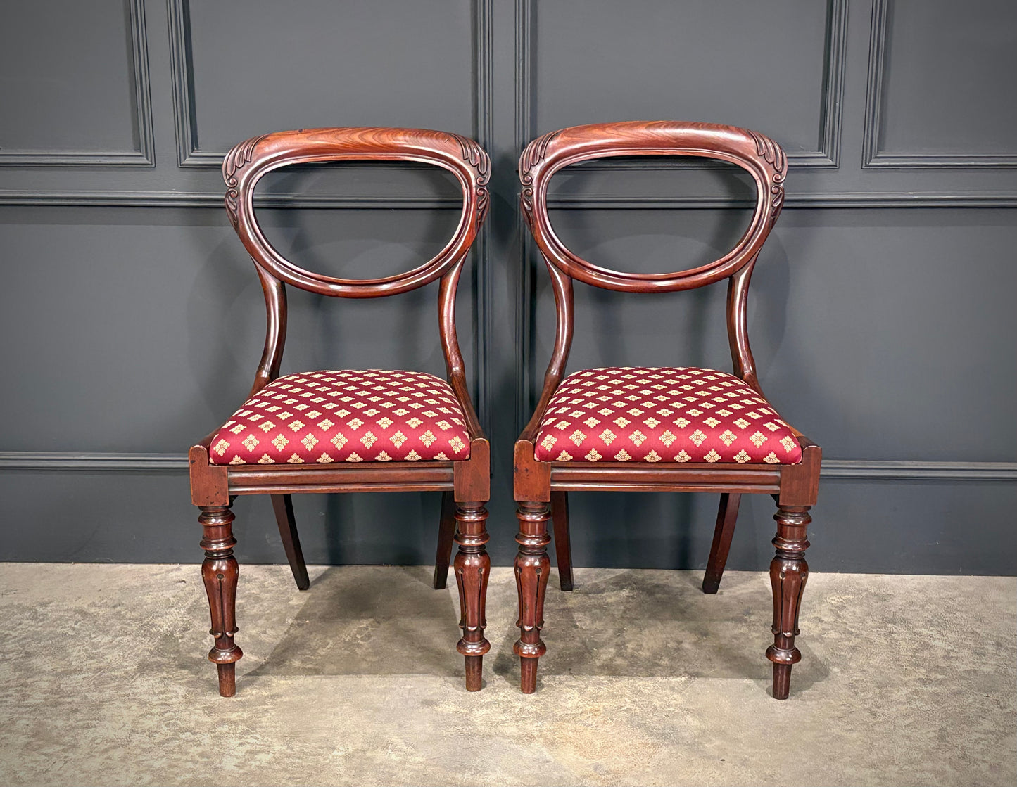 Pair of Mahogany Chairs