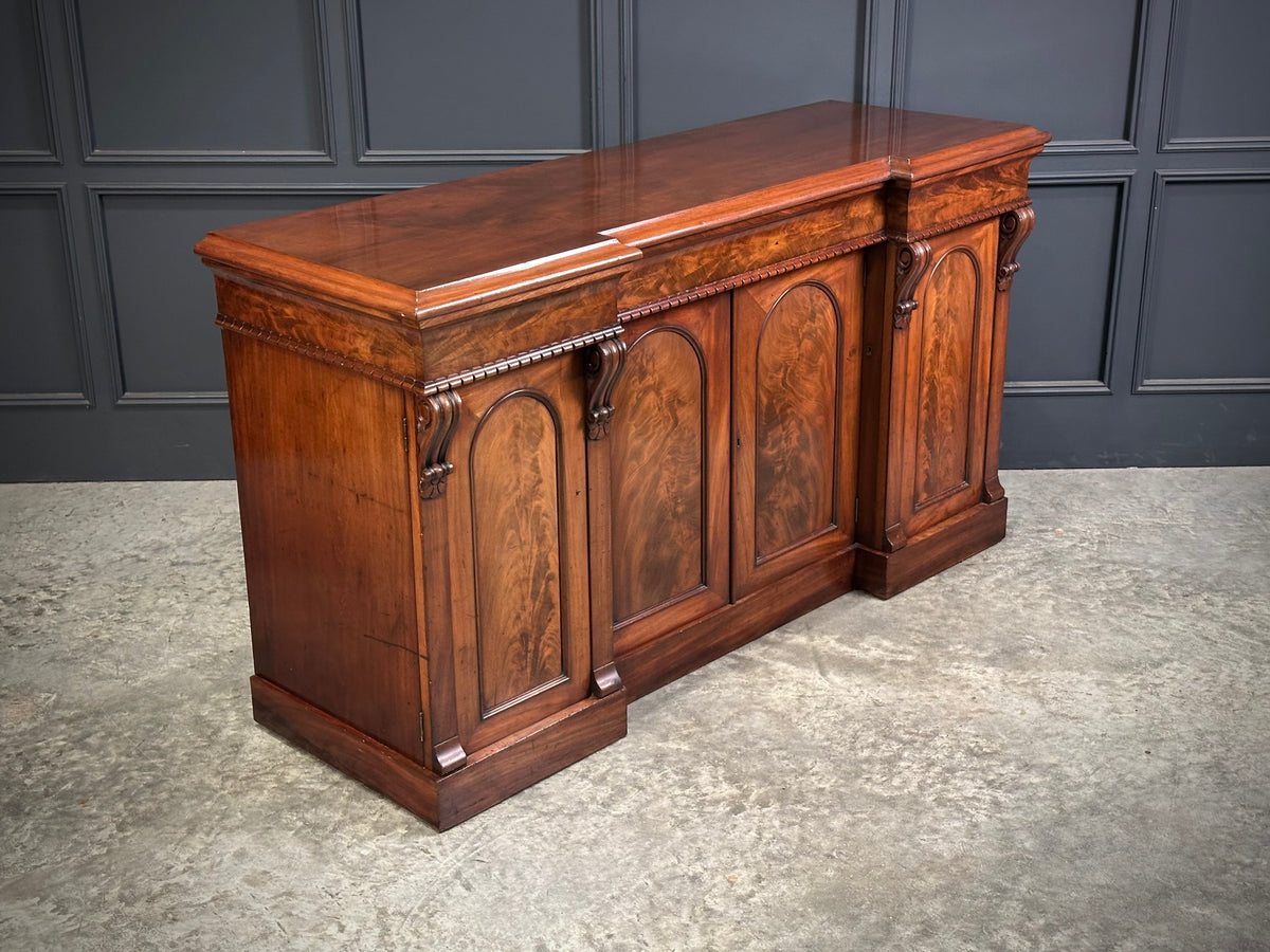 Victorian Flame Mahogany 4 Door Sideboard