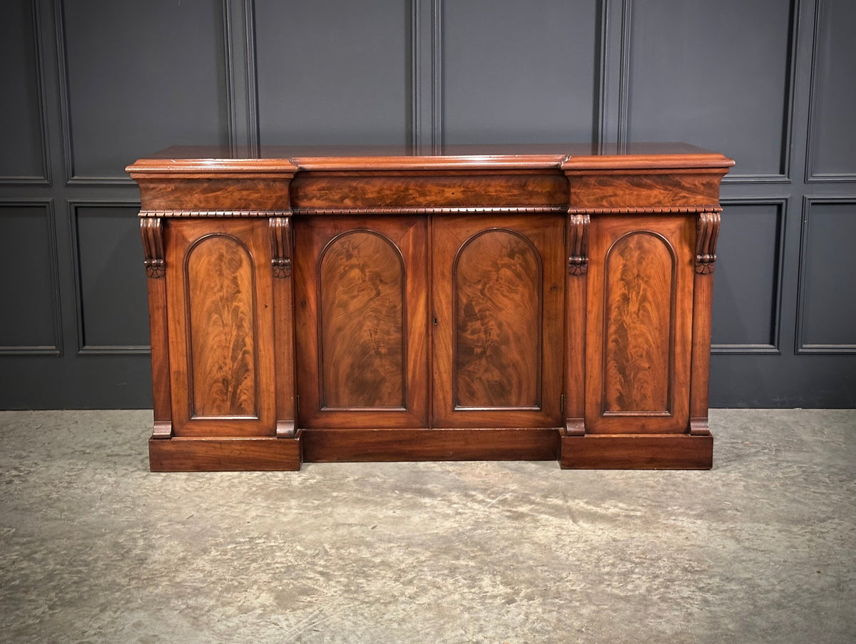 Victorian Flame Mahogany 4 Door Sideboard