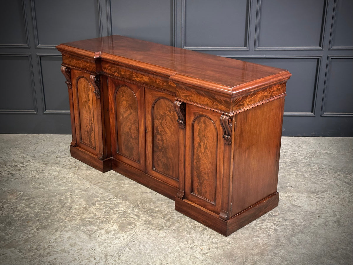 Victorian Flame Mahogany 4 Door Sideboard