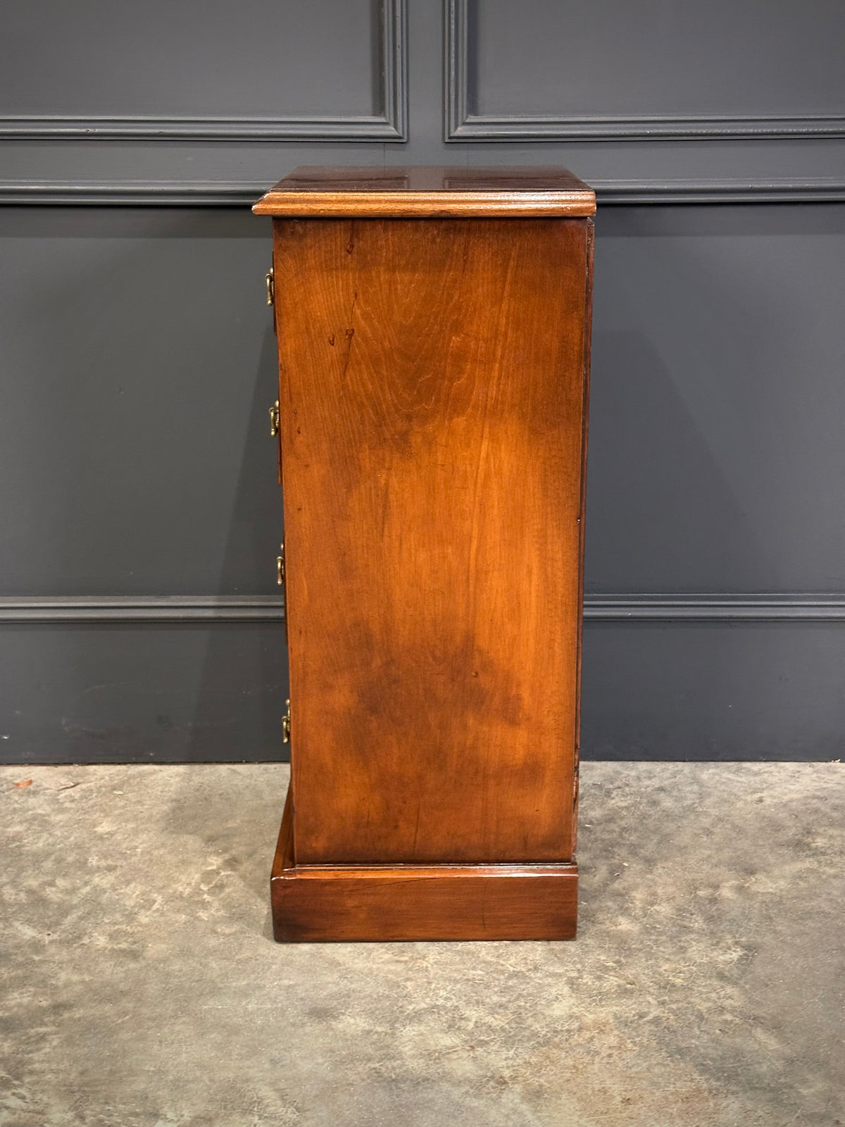 Pair of Edwardian Mahogany & Rosewood Bedside Chests