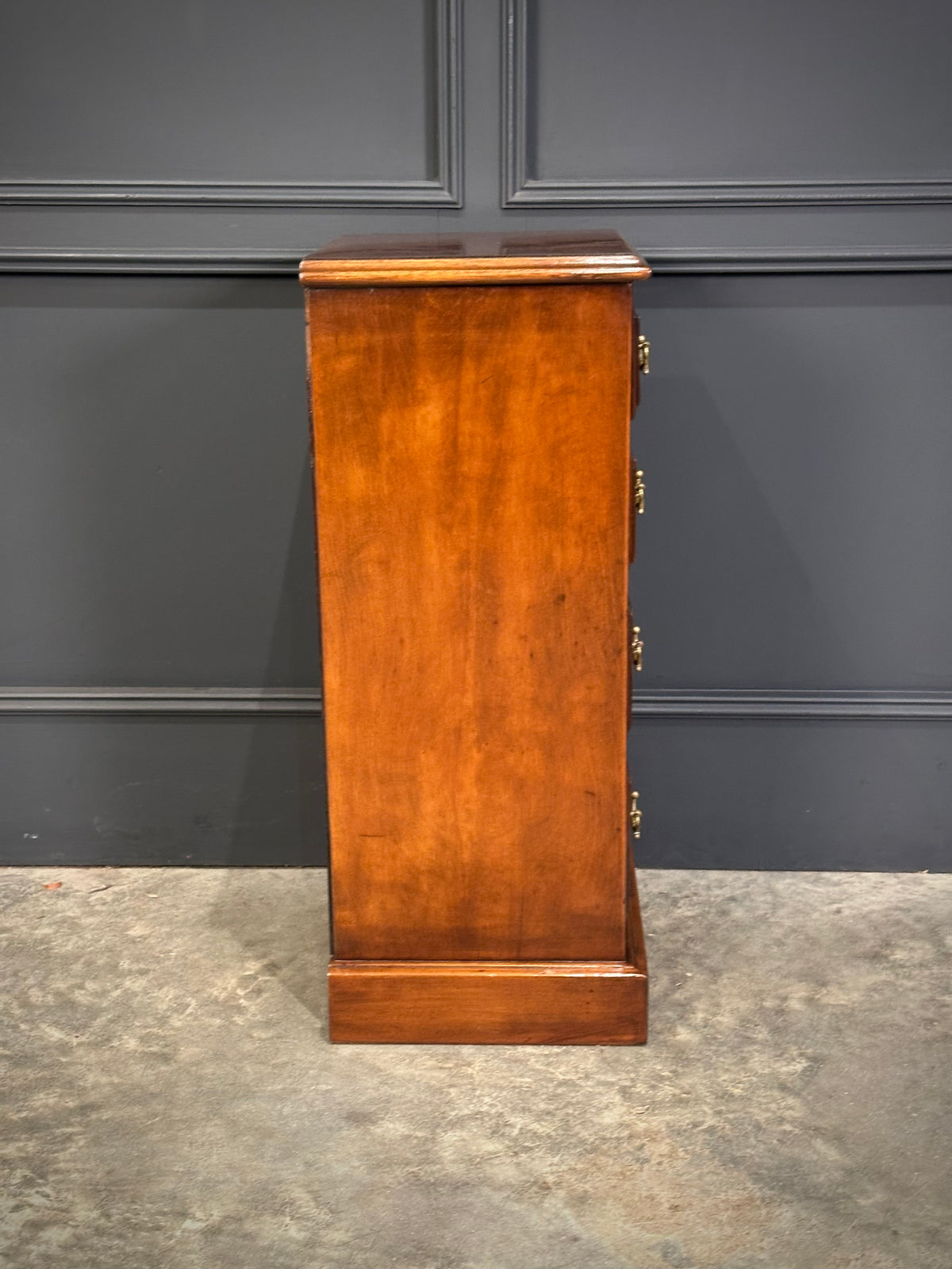 Pair of Edwardian Mahogany & Rosewood Bedside Chests