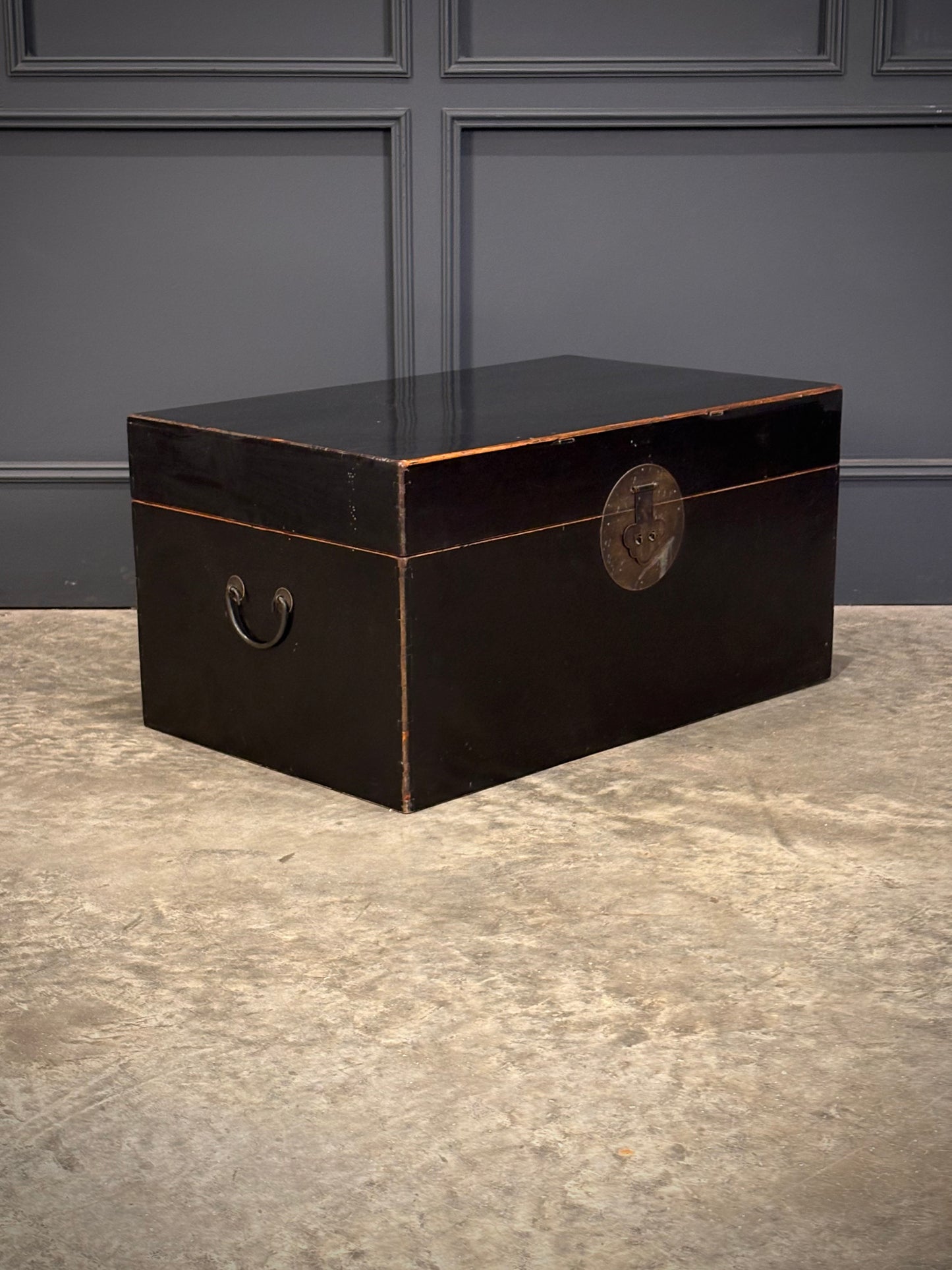 Chinese Lacquered Storage Trunk