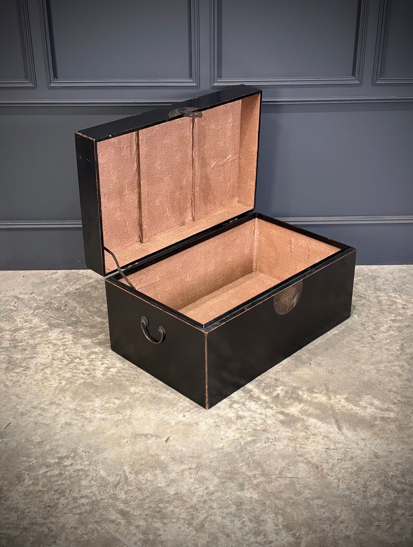 Chinese Lacquered Storage Trunk