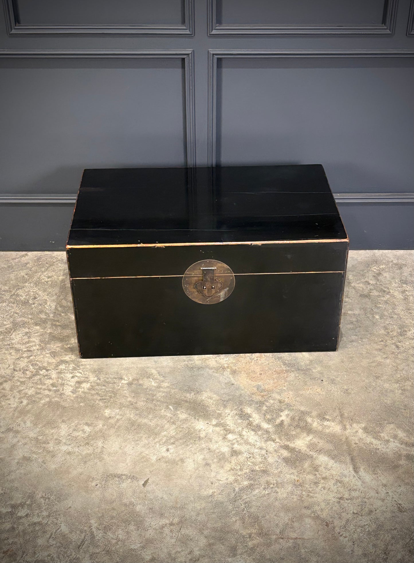 Chinese Lacquered Storage Trunk