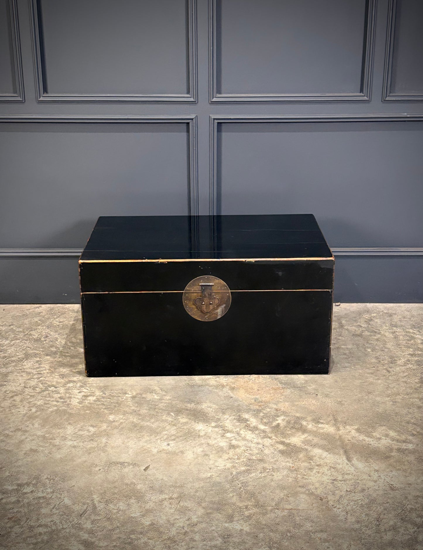 Chinese Lacquered Storage Trunk