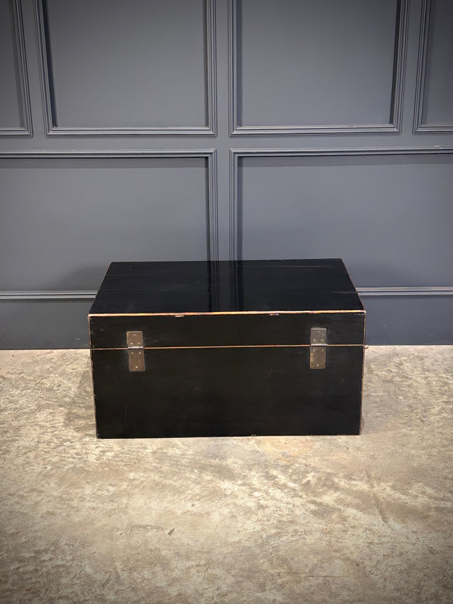 Chinese Lacquered Storage Trunk