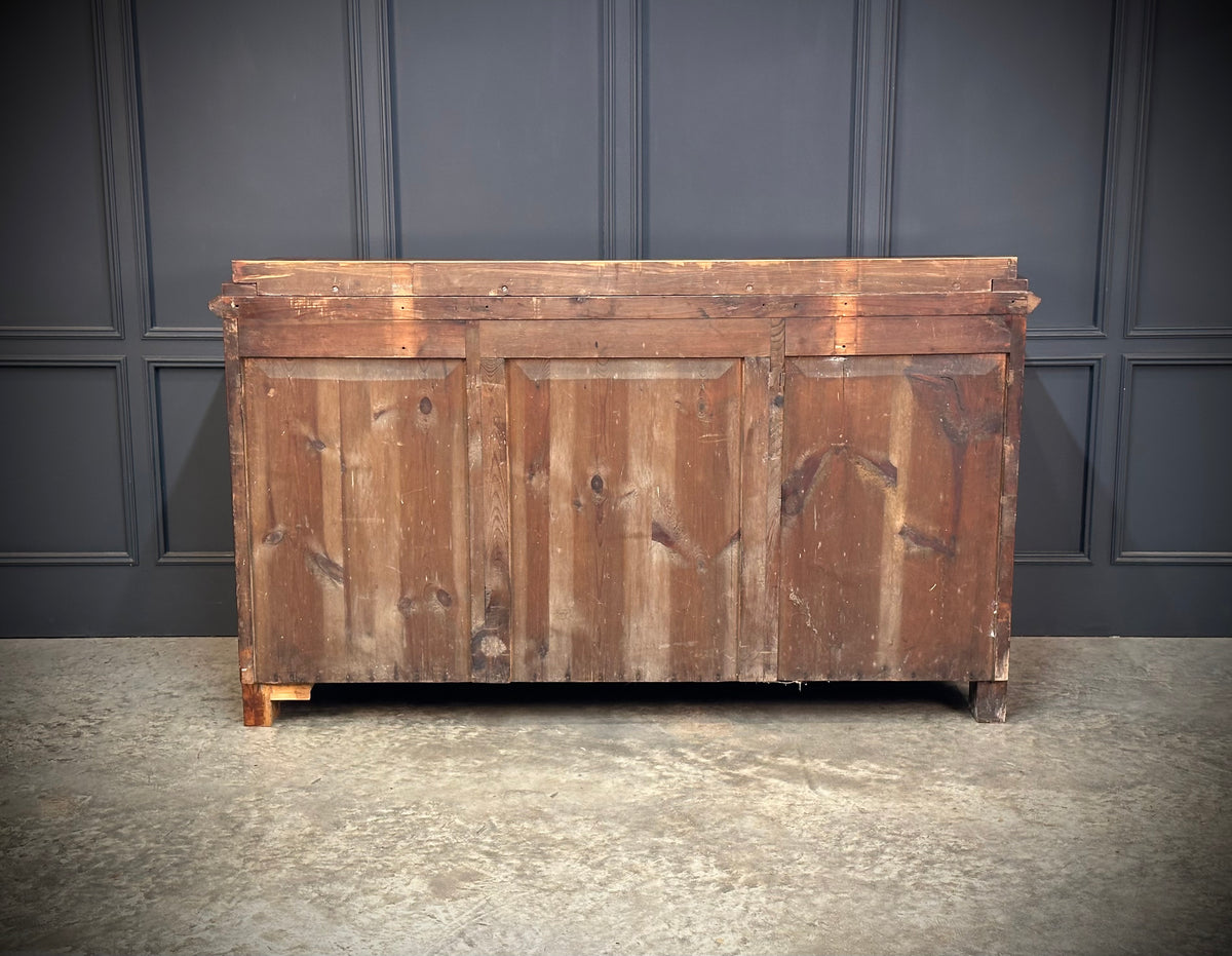 Flame Mahogany Biedermeier Sideboard