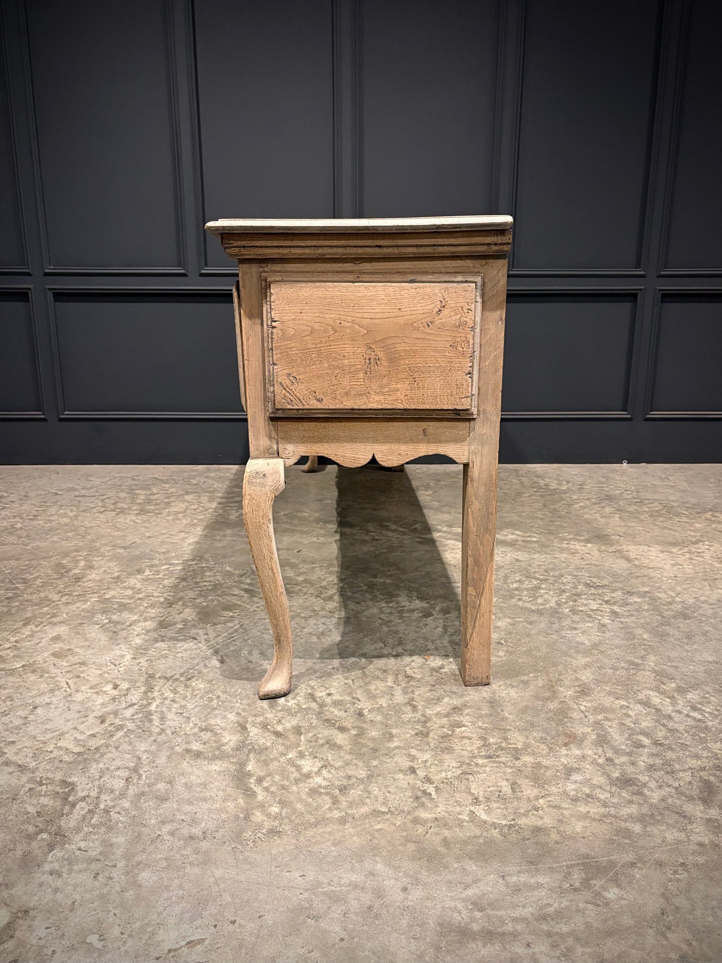 18th Century Carved Oak Dresser Base