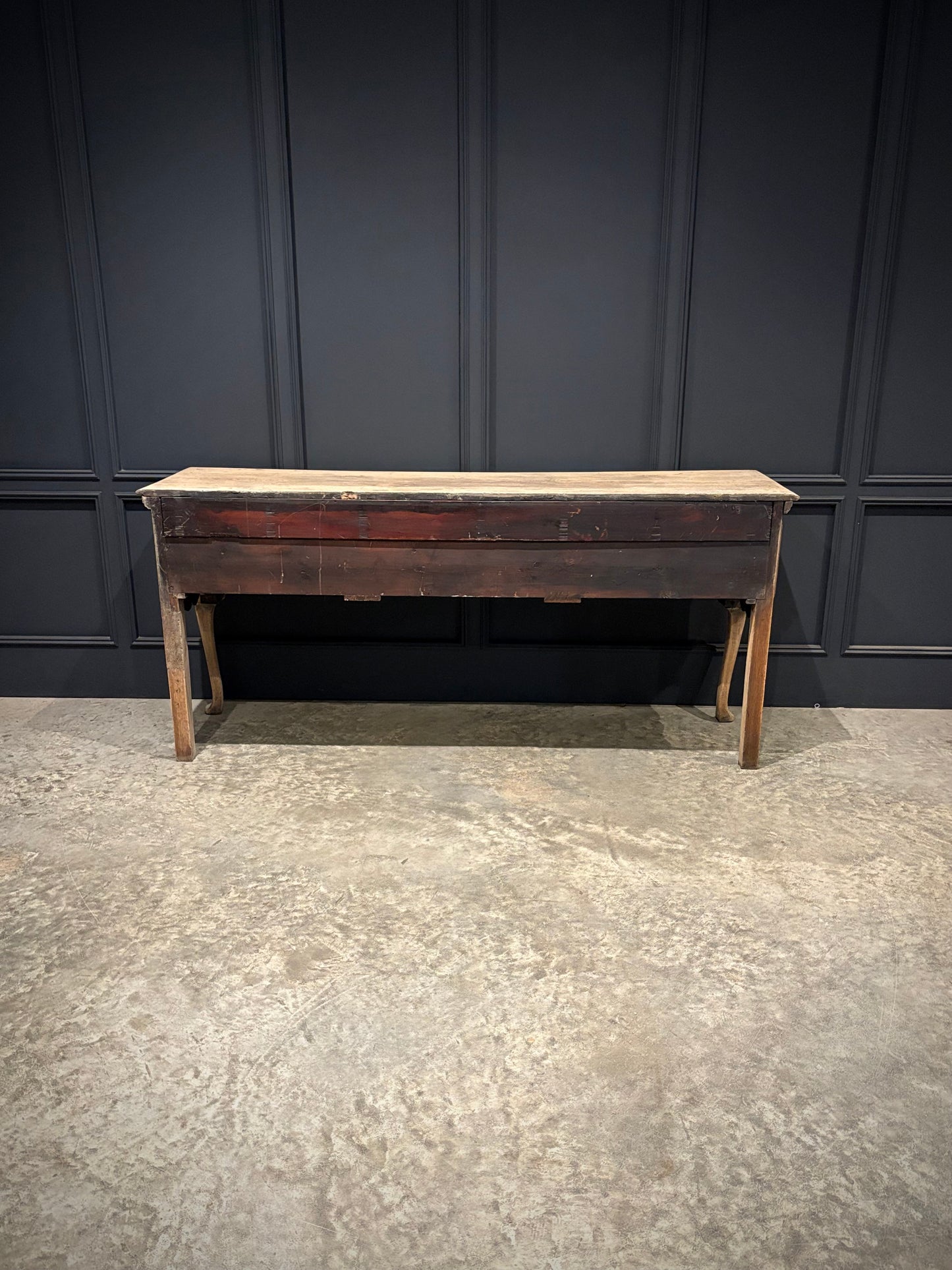 18th Century Carved Oak Dresser Base
