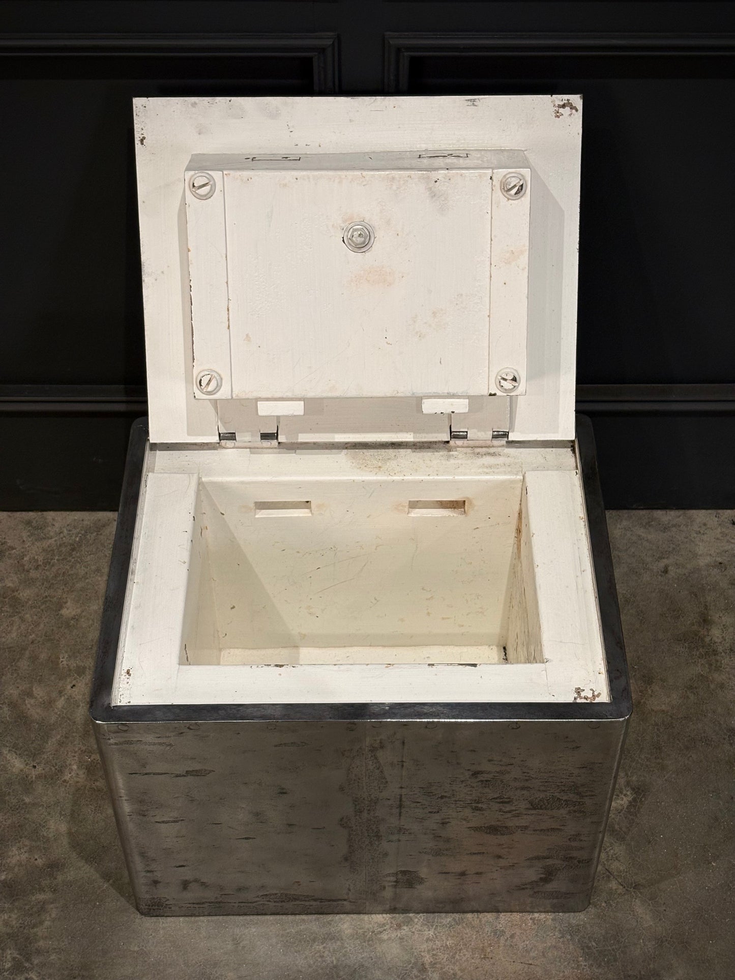 Victorian Polished Cast Iron Safe by Samuel Withers & Co c.1860