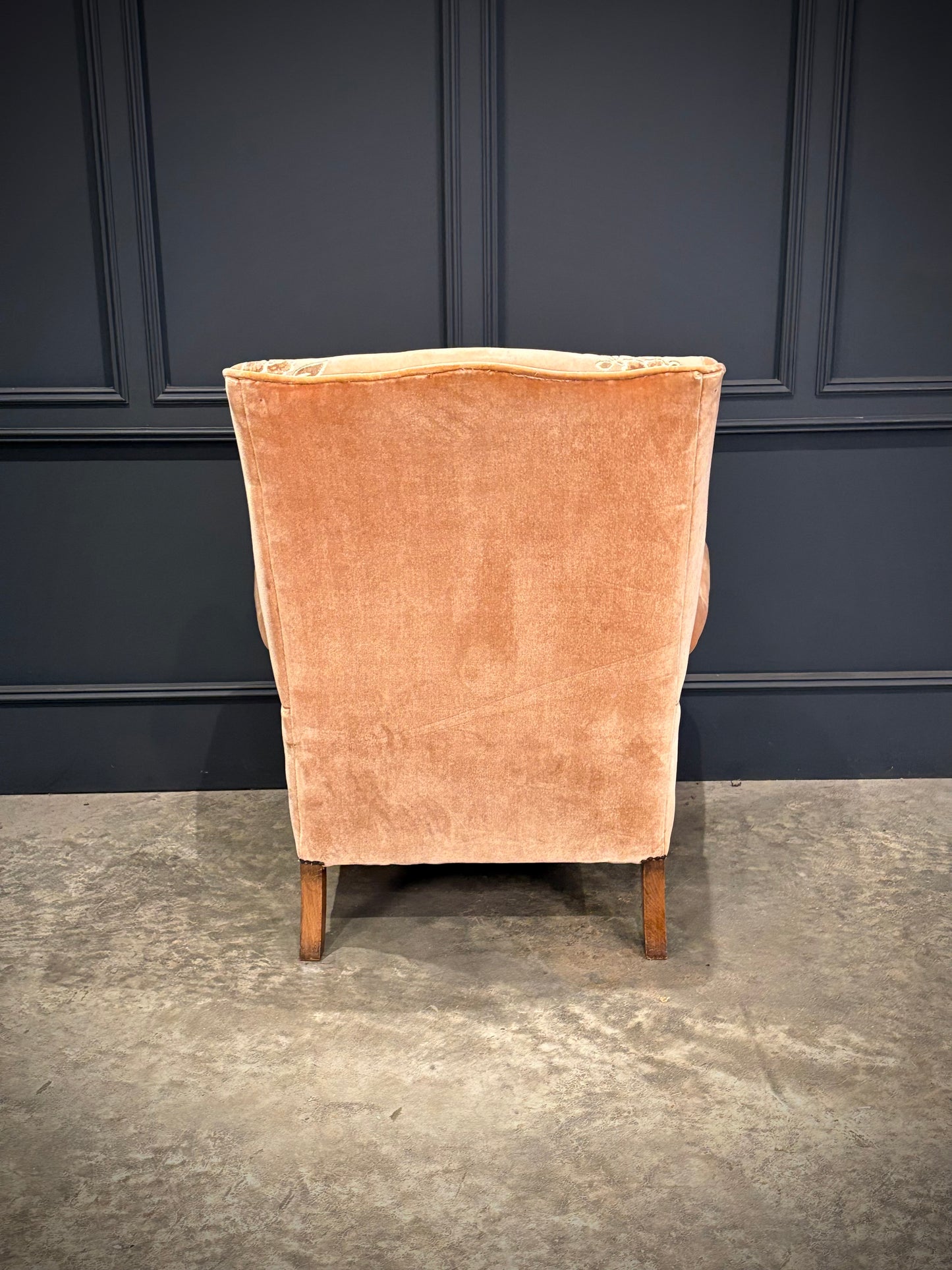 Pair Of Chippendale Style Wing Armchairs