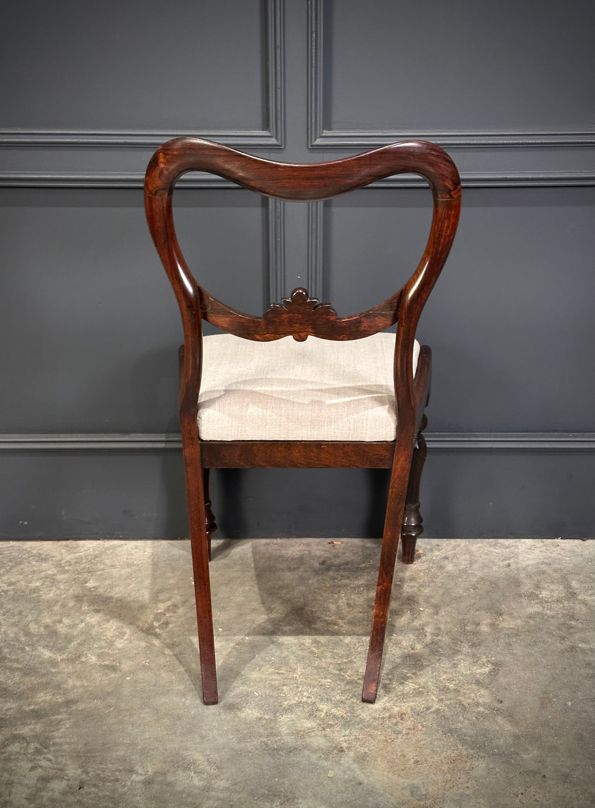 Set of Eight Rosewood Dining Chairs