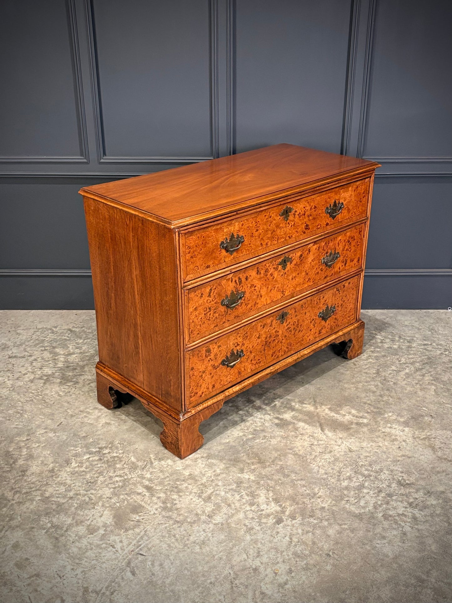 Mulberry & Walnut Chest of Drawers