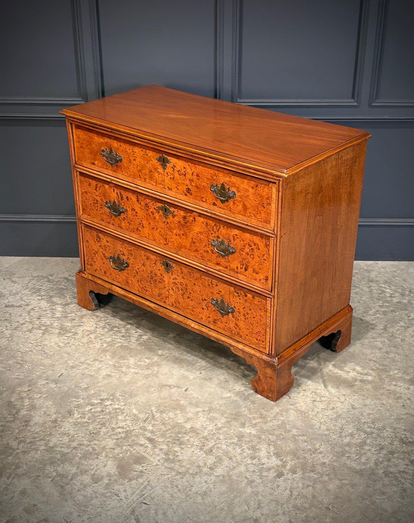 Mulberry & Walnut Chest of Drawers