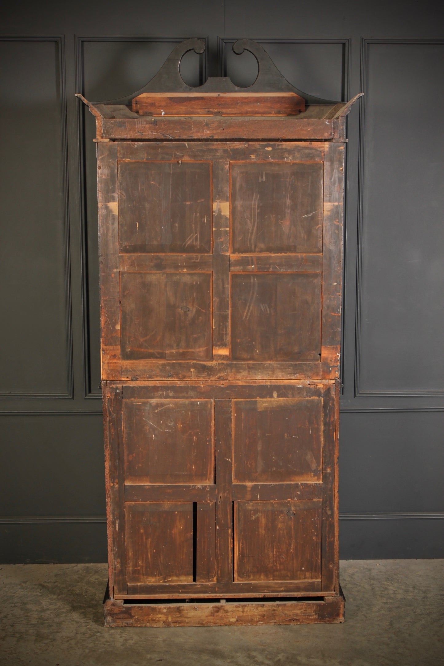 19th Century Chinoiserie Bureau Bookcase