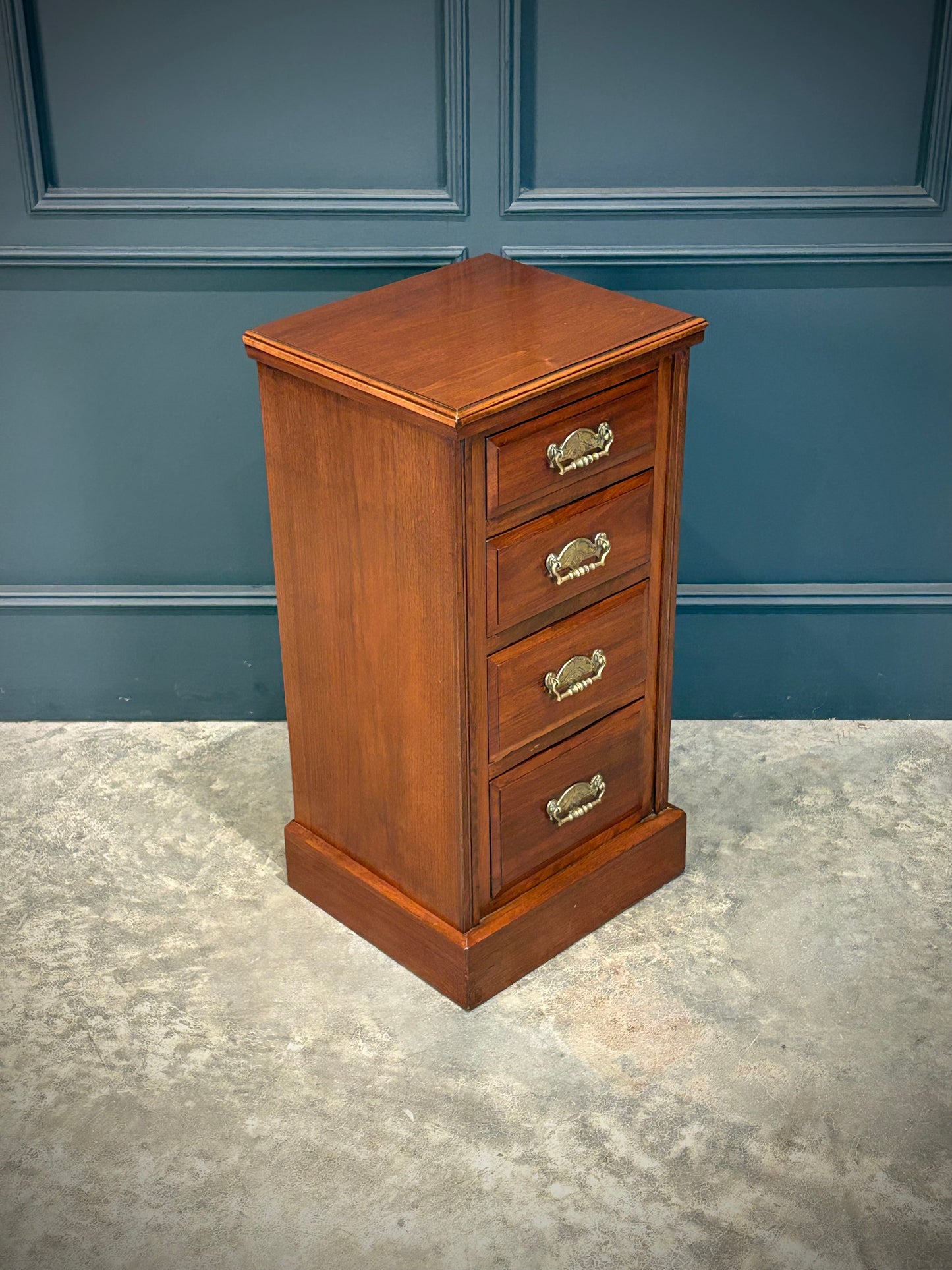 Pair of Victorian Walnut Bedside Chests