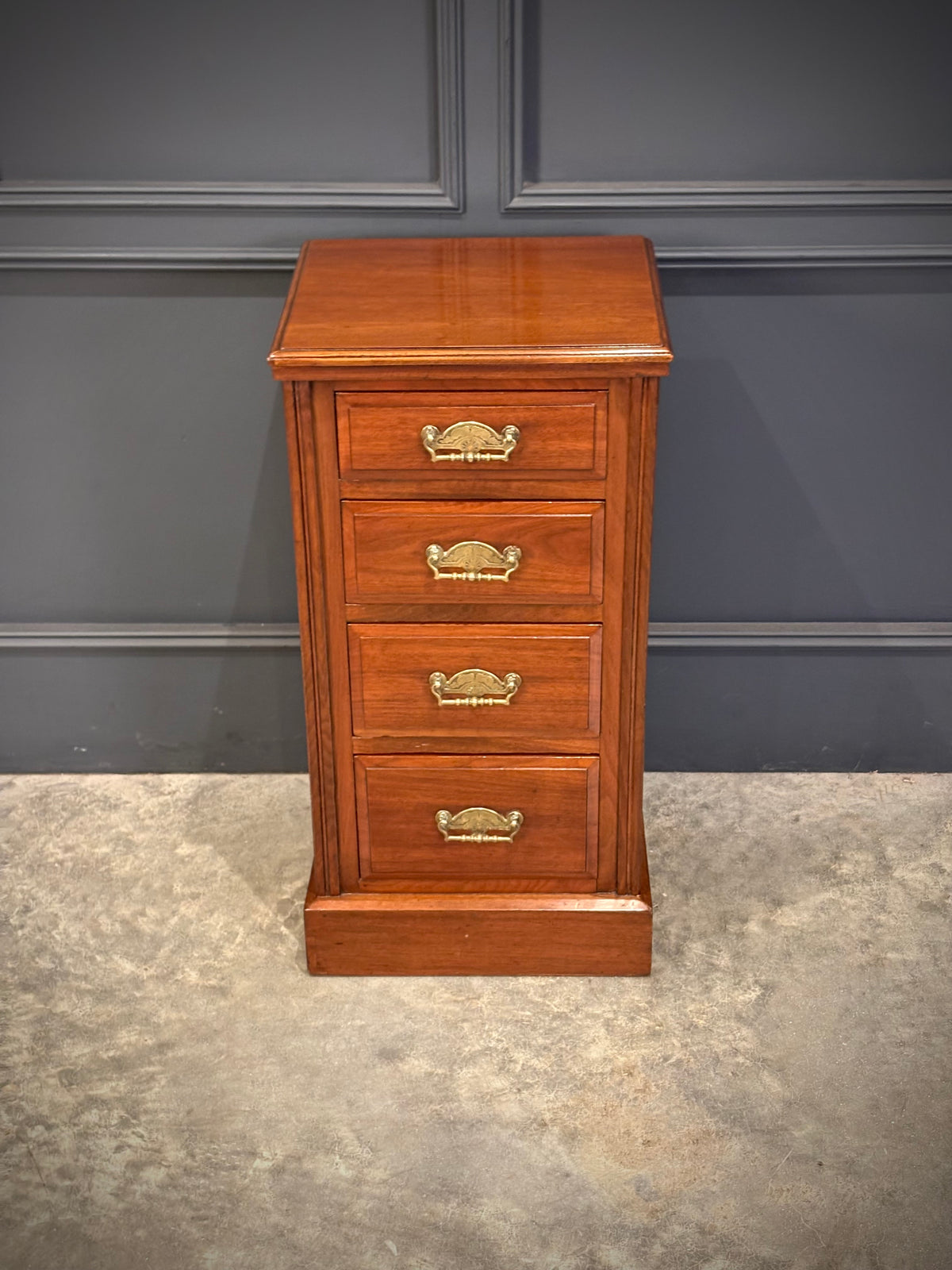 Pair of Victorian Walnut Bedside Chests
