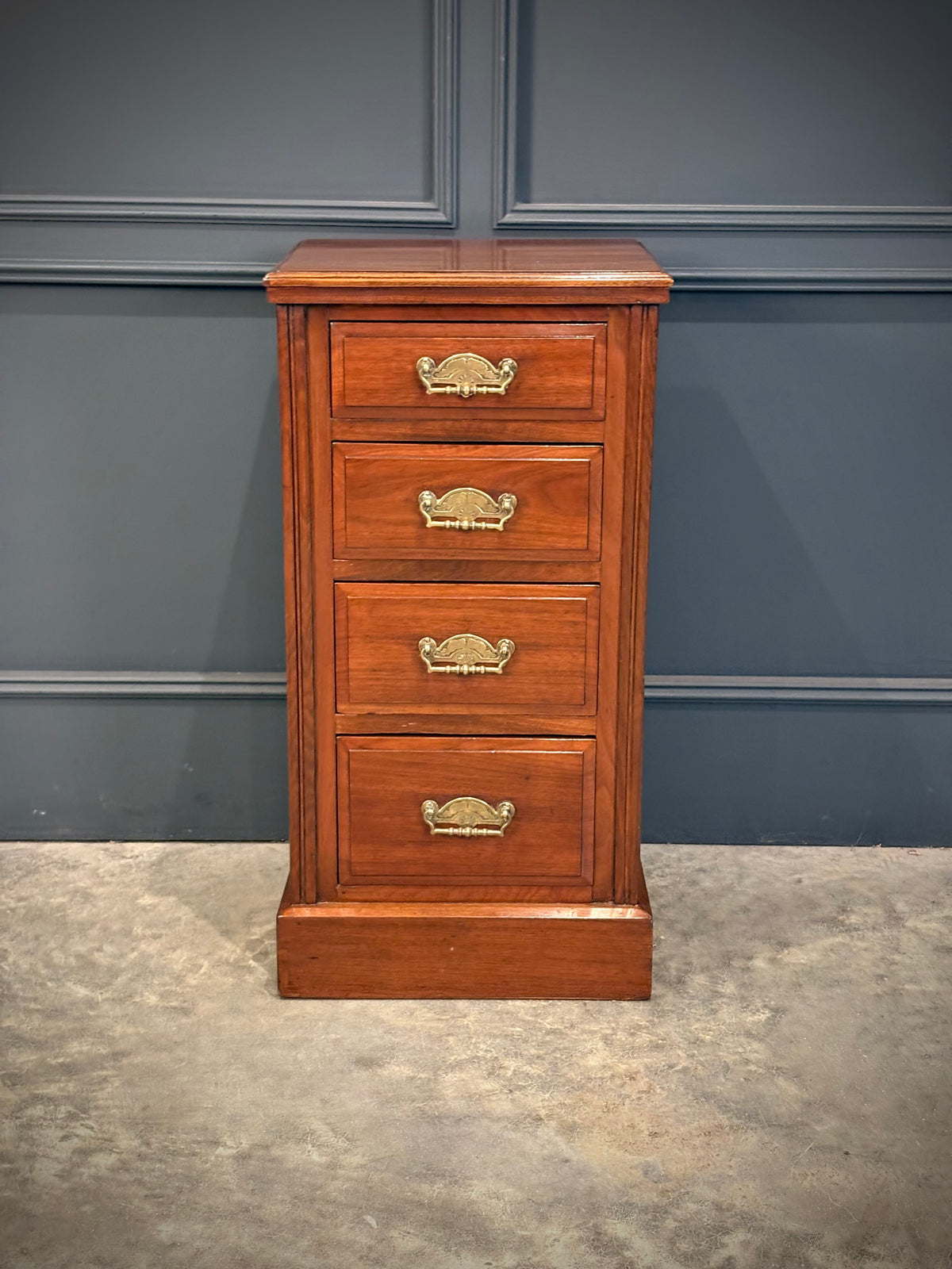 Pair of Victorian Walnut Bedside Chests