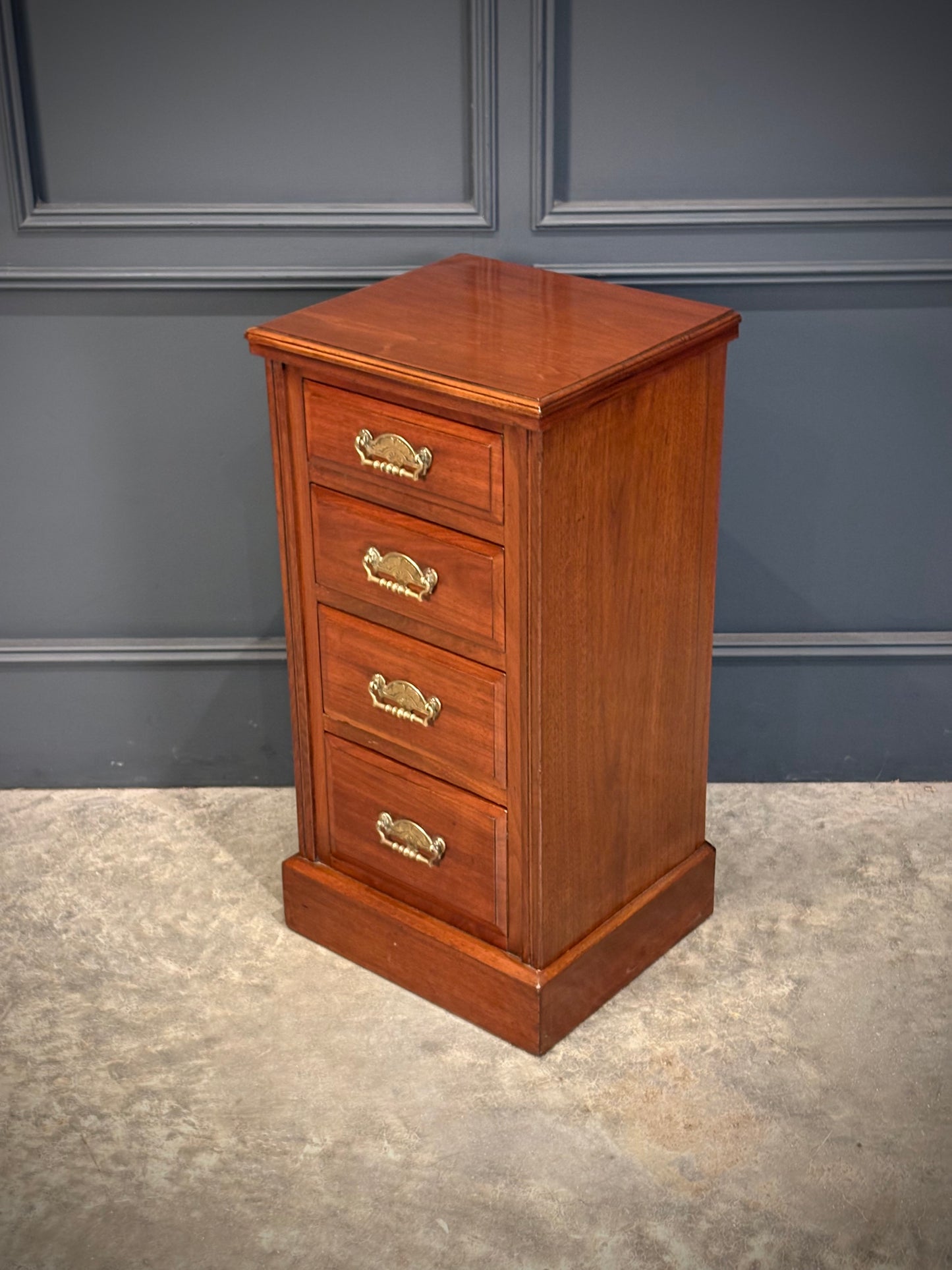 Pair of Victorian Walnut Bedside Chests