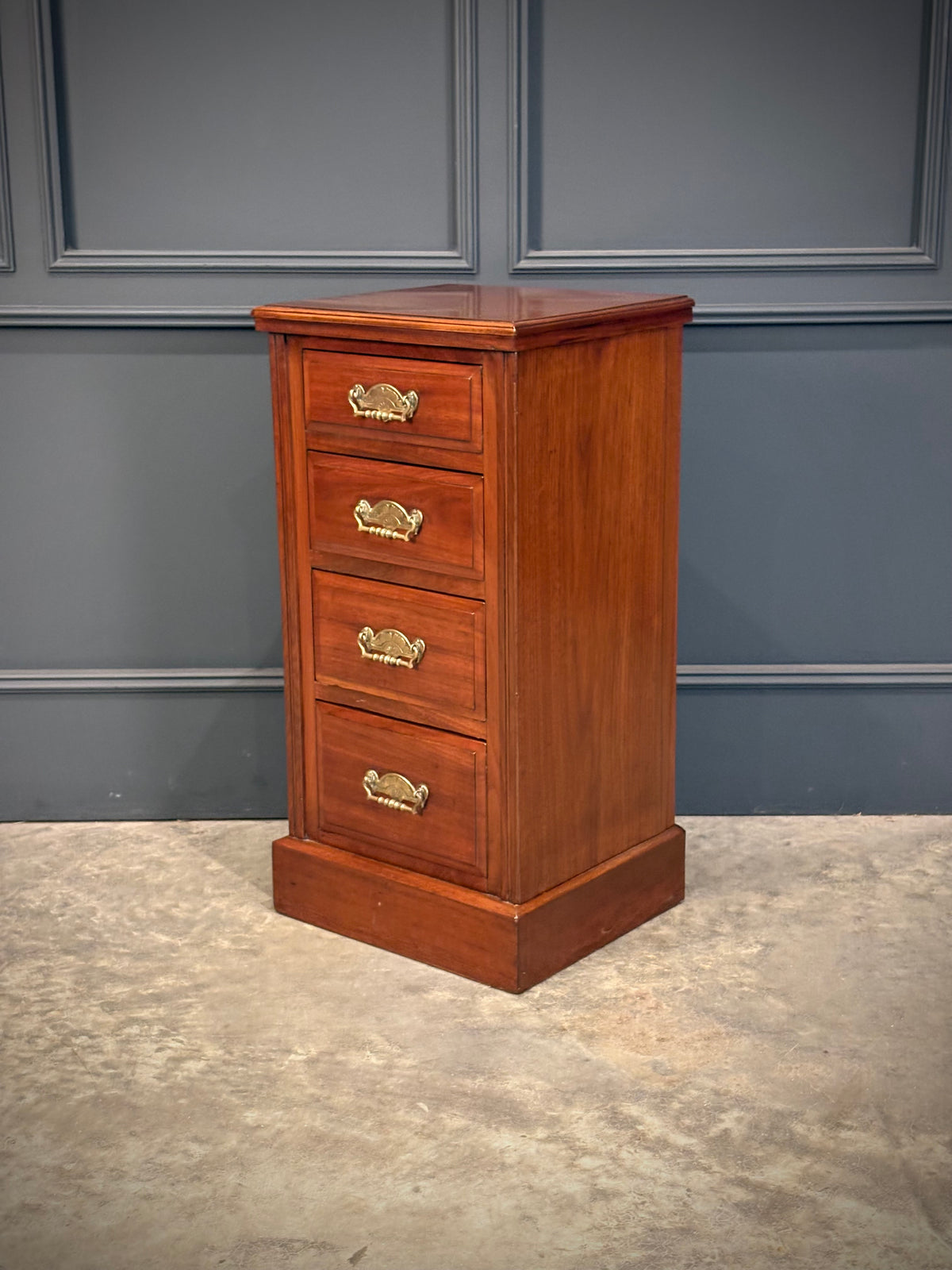 Pair of Victorian Walnut Bedside Chests