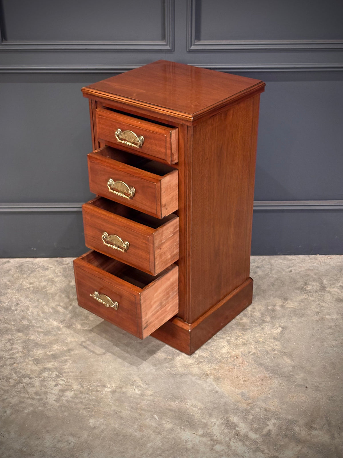 Pair of Victorian Walnut Bedside Chests