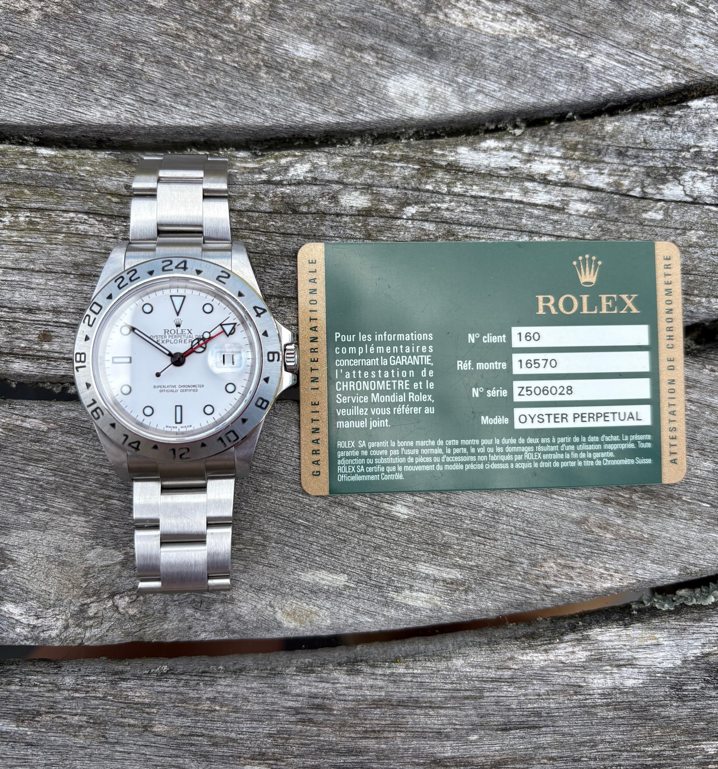Rolex Explorer II – Ref. 16570 – Polar Dial – Stainless Steel – Automatic