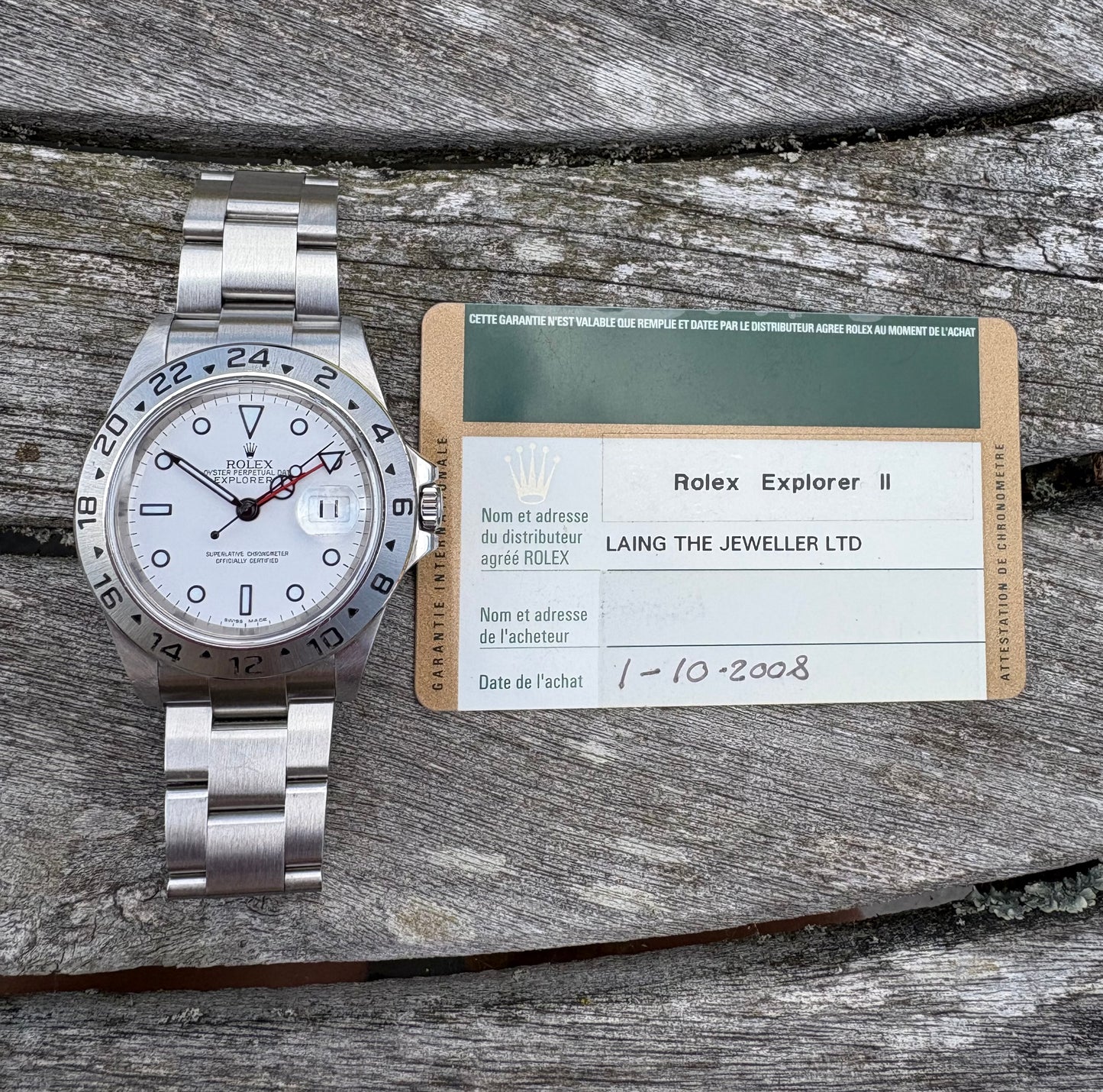 Rolex Explorer II – Ref. 16570 – Polar Dial – Stainless Steel – Automatic