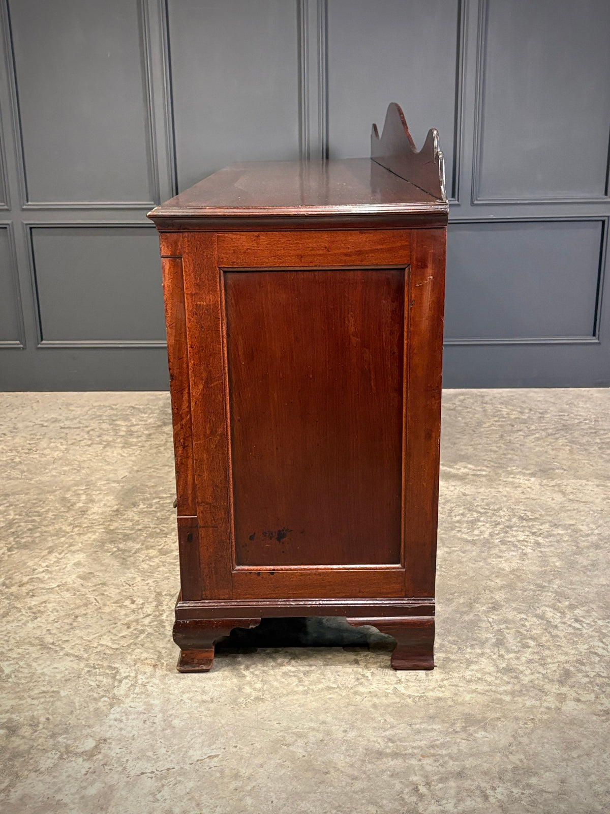 Large 18th Century Mahogany Bank of Drawers