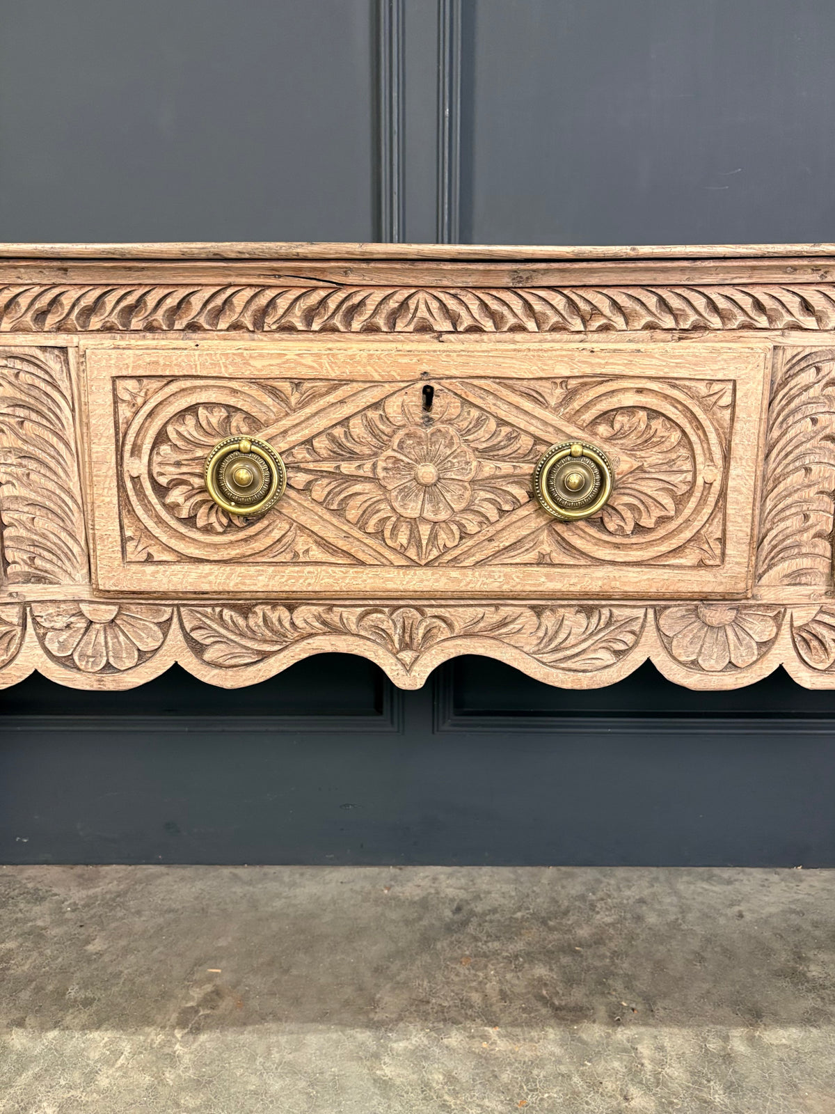 18th Century Carved Oak Dresser